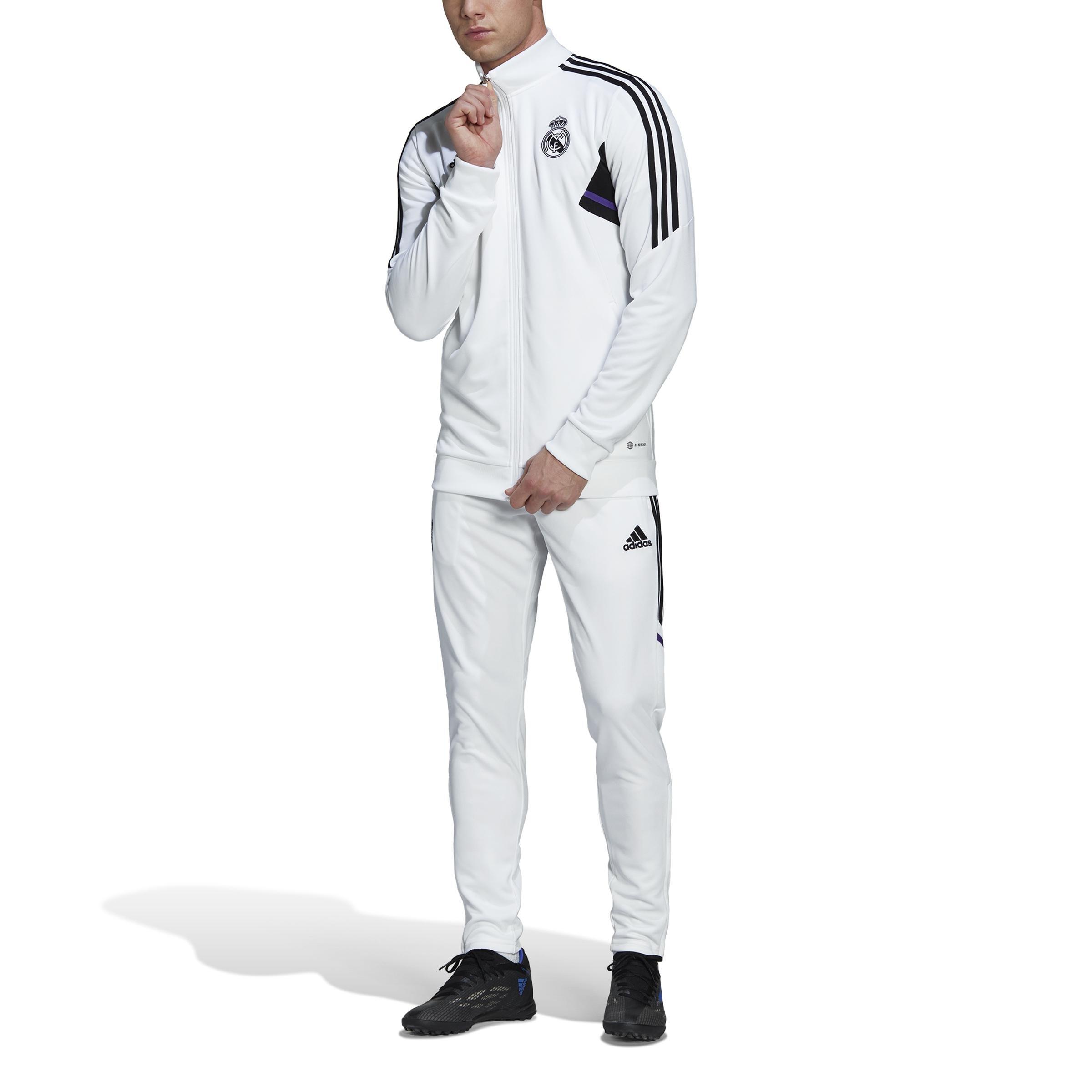 Real Madrid Condivo 22 Tracksuit, White, , large image number 4