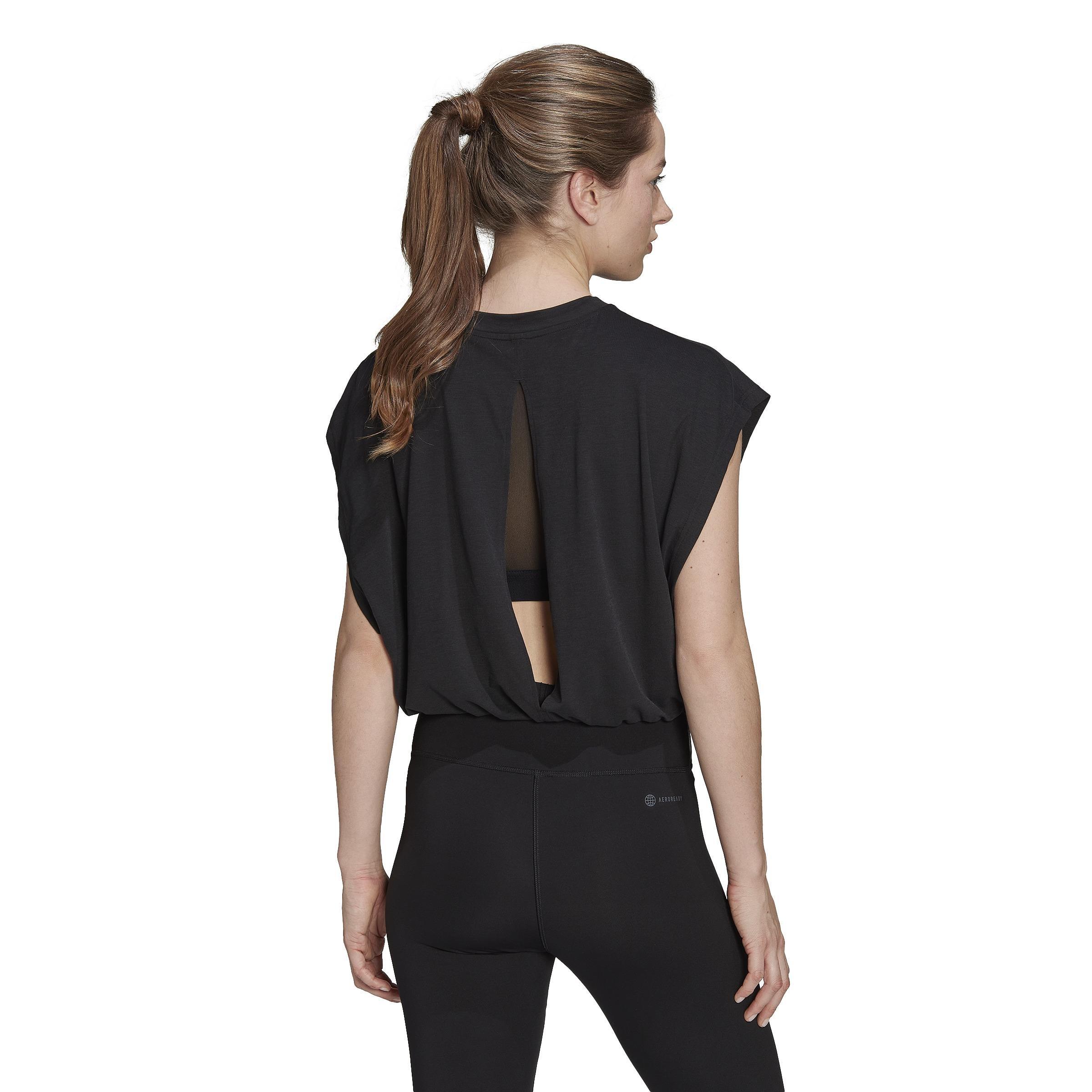 Hyperglam Sleeveless Tee Logo T-Shirt, Multicolour, A901_ONE, large image number 3