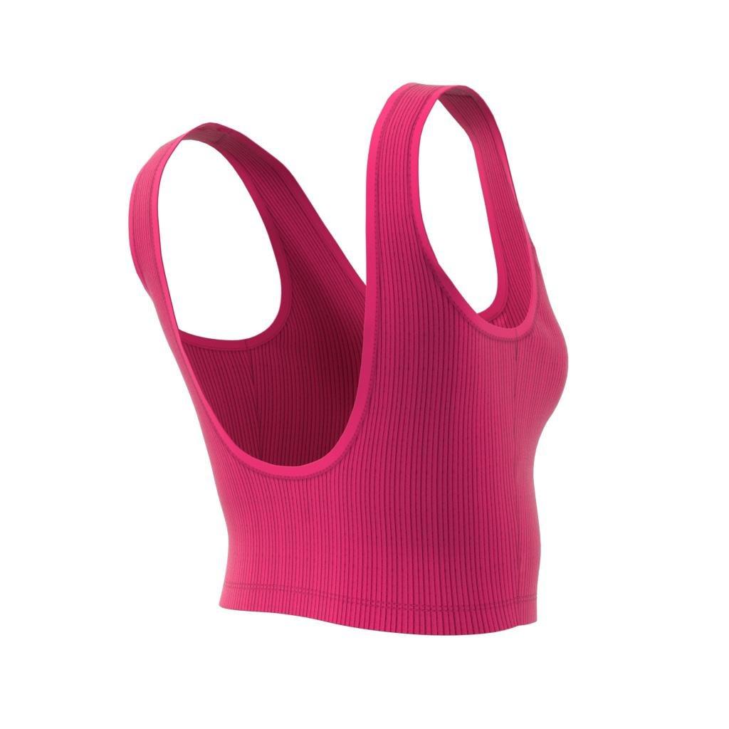 Adicolor Essentials Rib Tank Top, Burgundy, A901_ONE, large image number 3