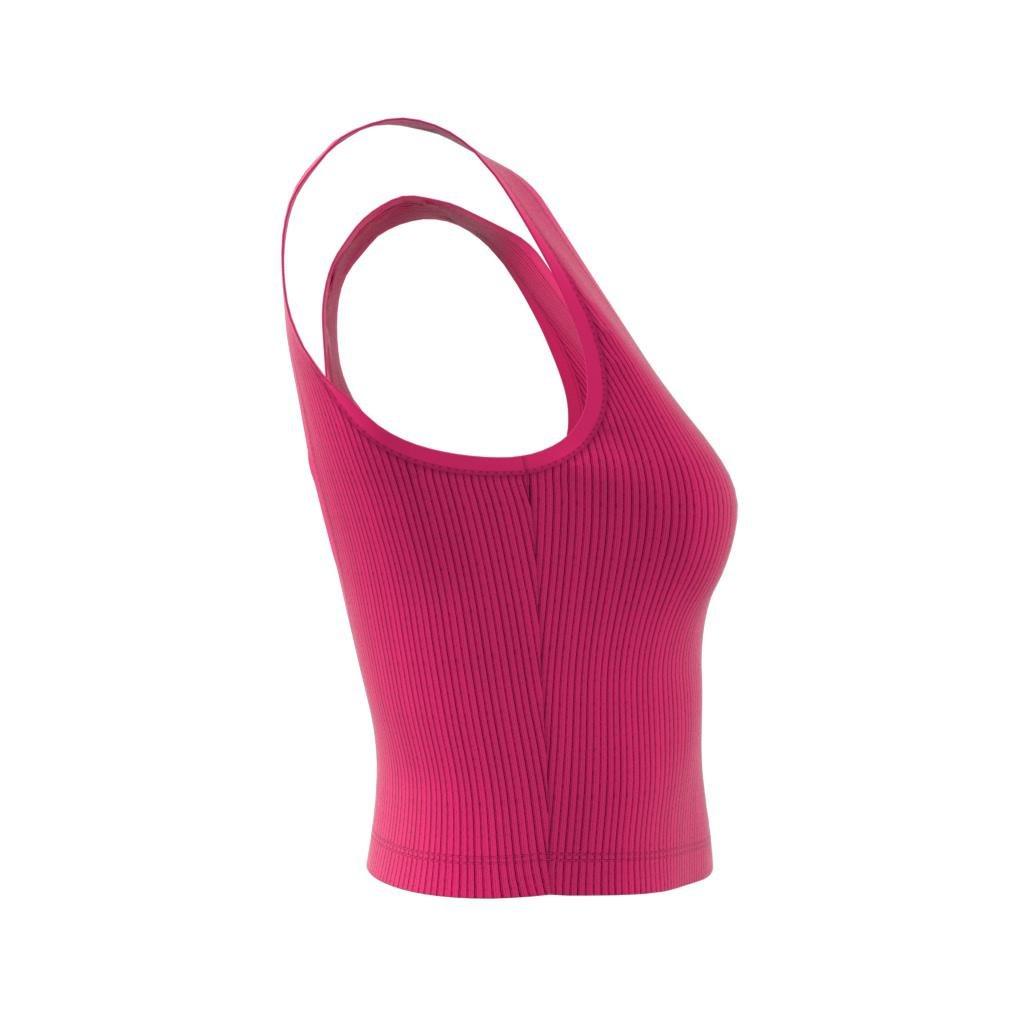 Adicolor Essentials Rib Tank Top, Burgundy, A901_ONE, large image number 5