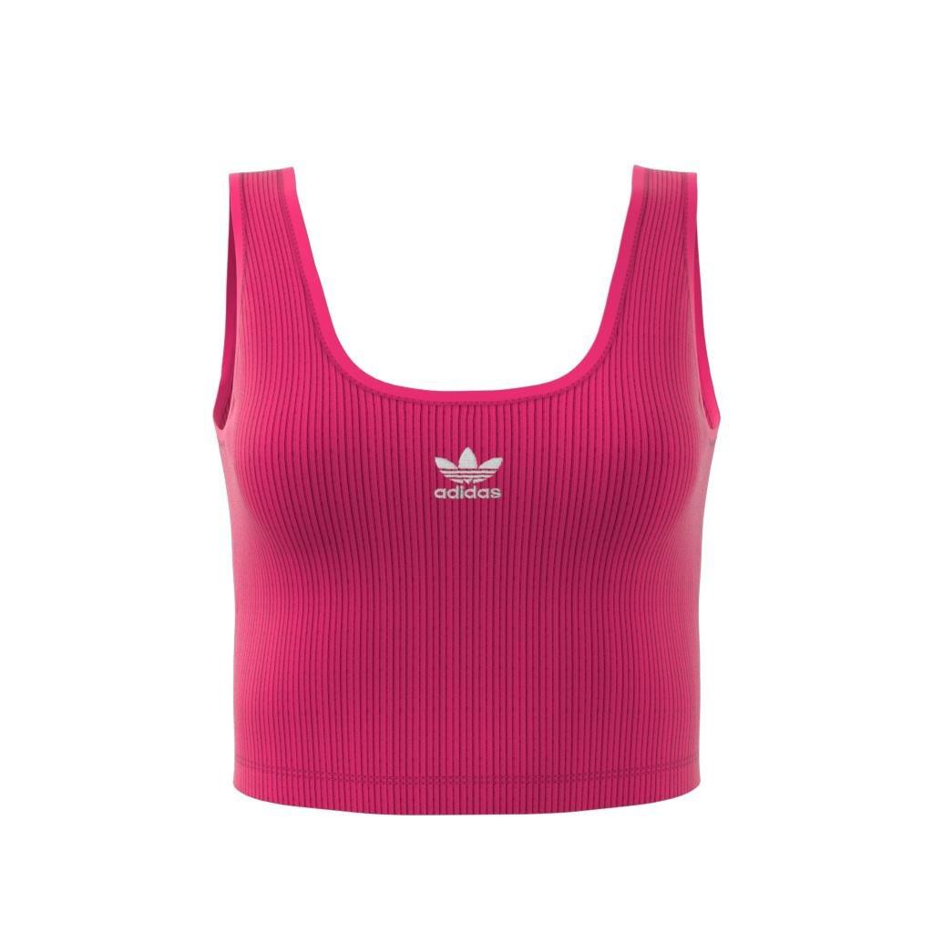 Adicolor Essentials Rib Tank Top, Burgundy, A901_ONE, large image number 6