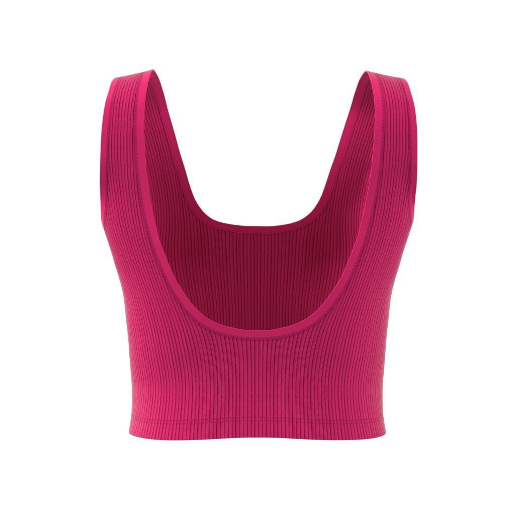 Adicolor Essentials Rib Tank Top, Burgundy, A901_ONE, large image number 7