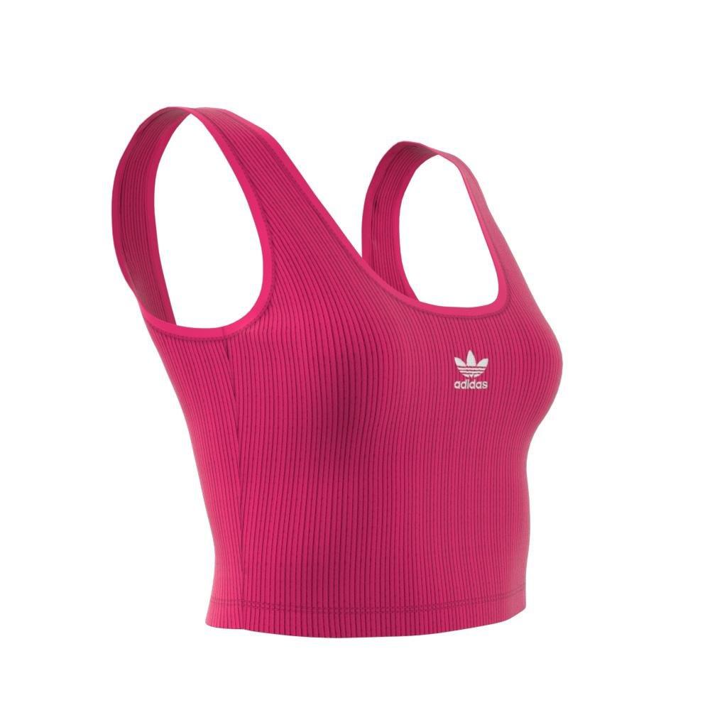 Adicolor Essentials Rib Tank Top, Burgundy, A901_ONE, large image number 8