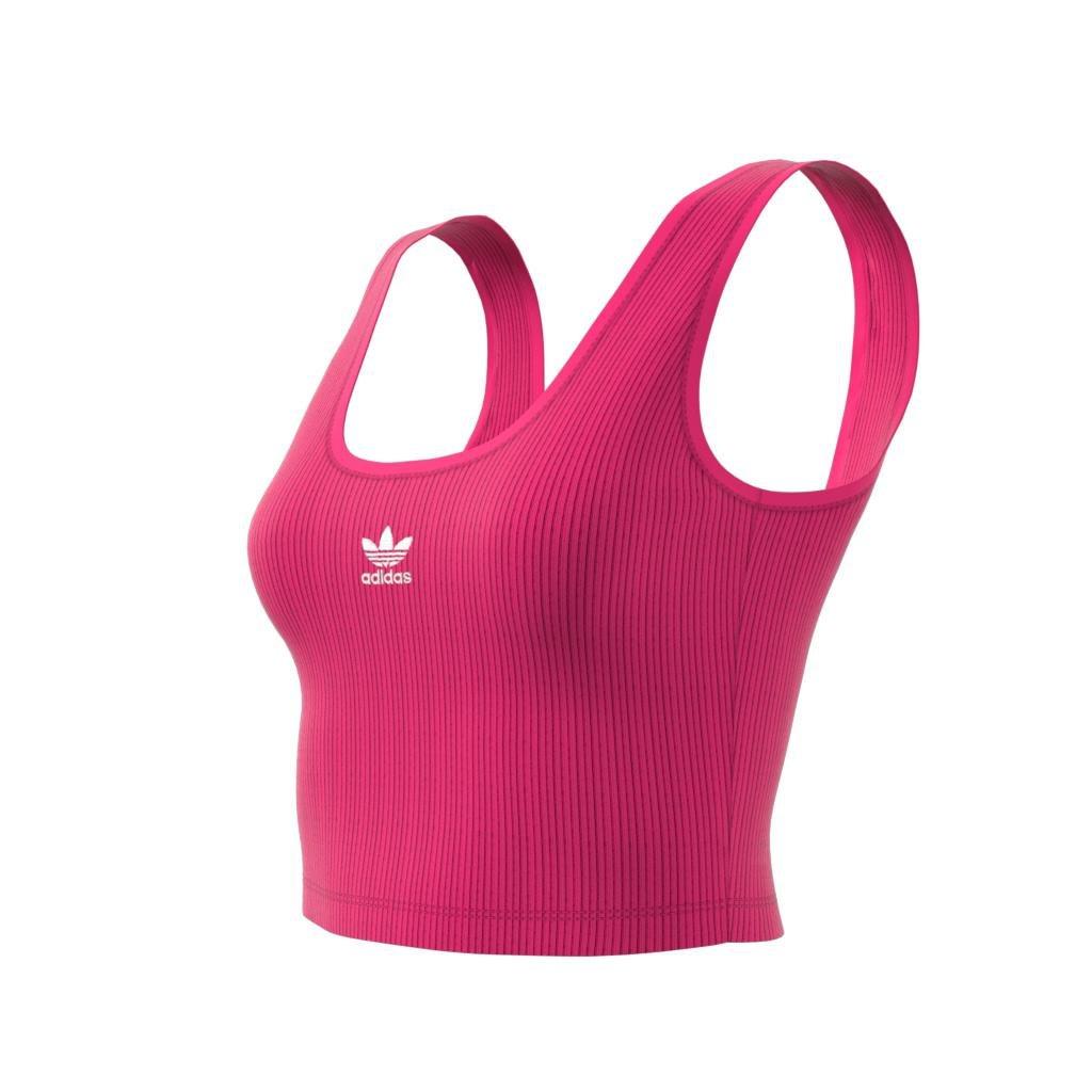 Adicolor Essentials Rib Tank Top, Burgundy, A901_ONE, large image number 9