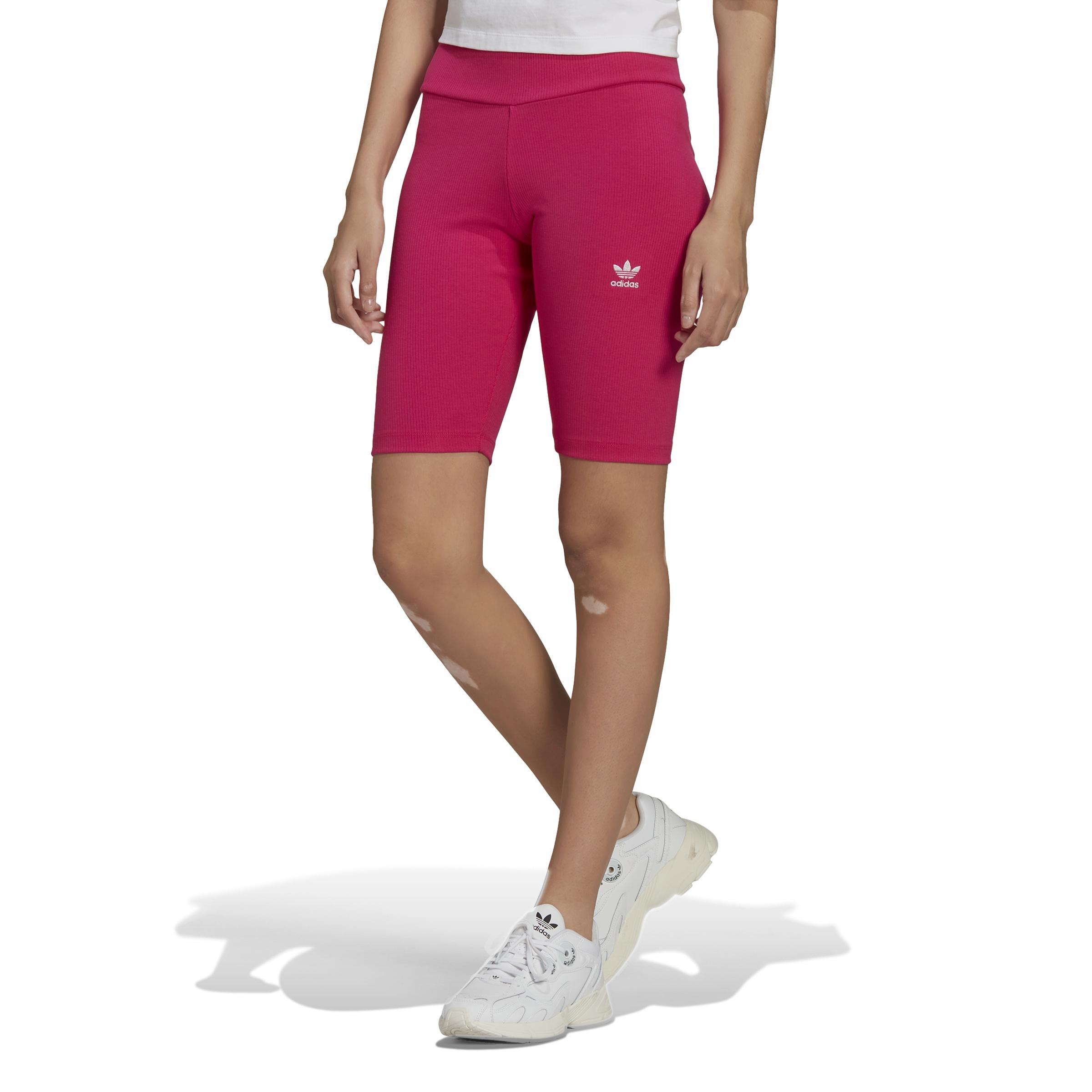 Adicolor Essentials Short Tights, Burgundy, A901_ONE, large image number 0