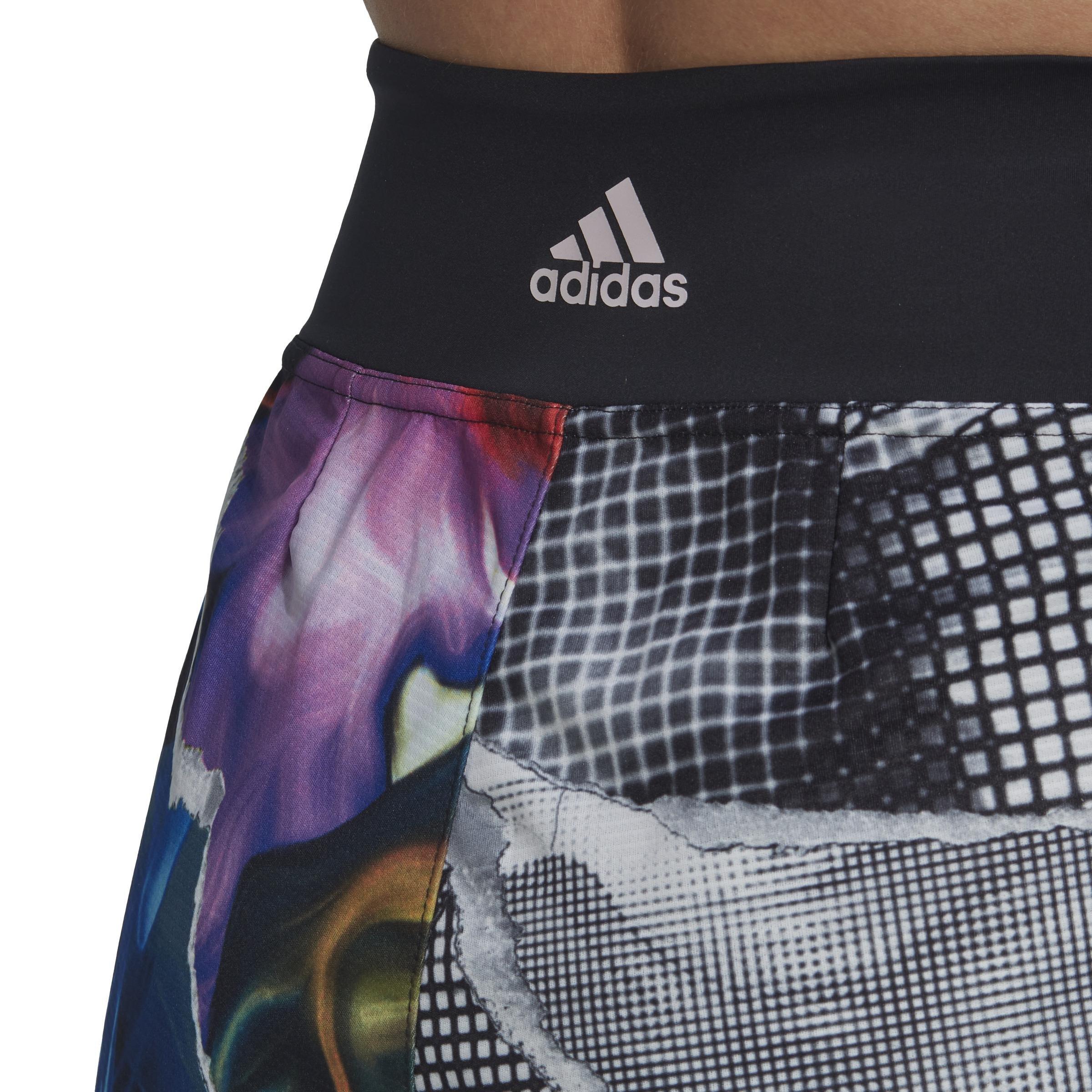 Tennis U.S. Series Ergo Printed Shorts, Black, A901_ONE, large image number 6