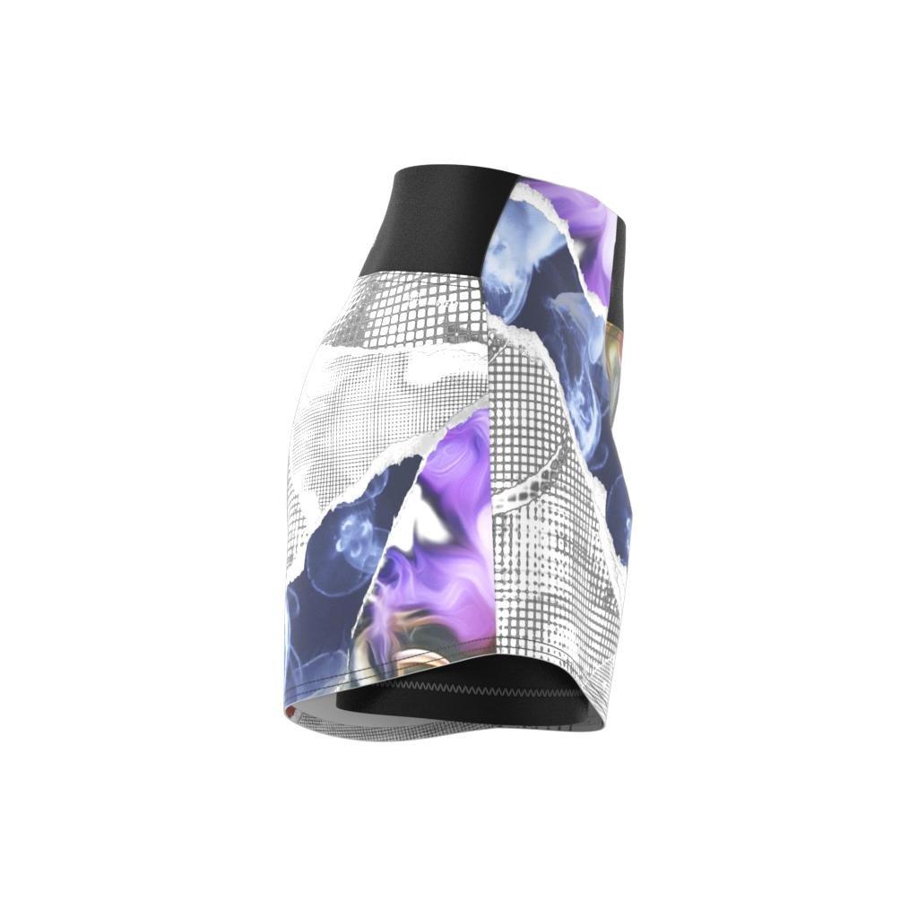 Tennis U.S. Series Ergo Printed Shorts, Black, A901_ONE, large image number 8