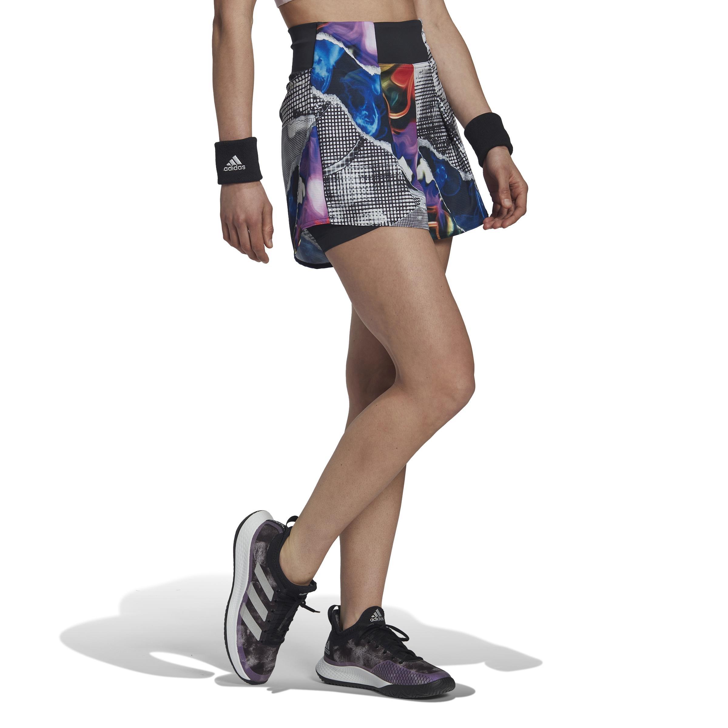 Tennis U.S. Series Ergo Printed Shorts, Black, A901_ONE, large image number 9