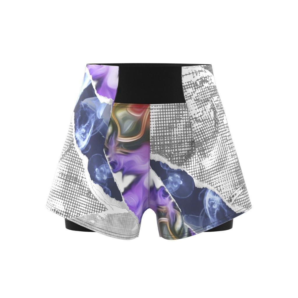 Tennis U.S. Series Ergo Printed Shorts, Black, A901_ONE, large image number 10