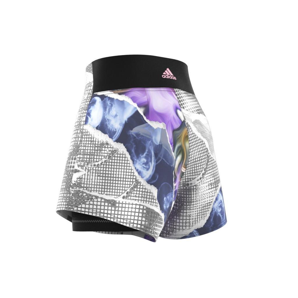 Tennis U.S. Series Ergo Printed Shorts, Black, A901_ONE, large image number 11