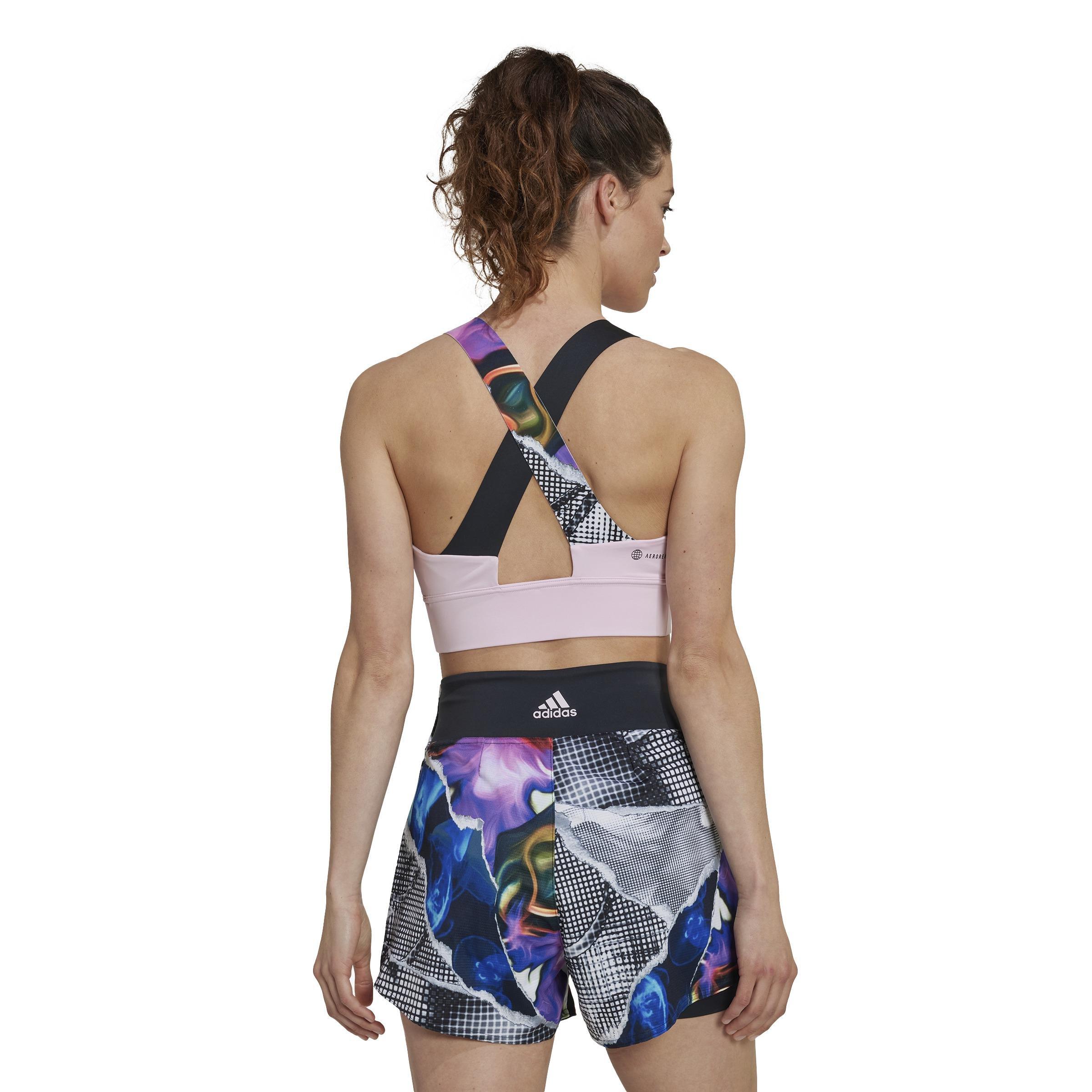 Tennis U.S. Series Crop Top, Pink, , large image number 1