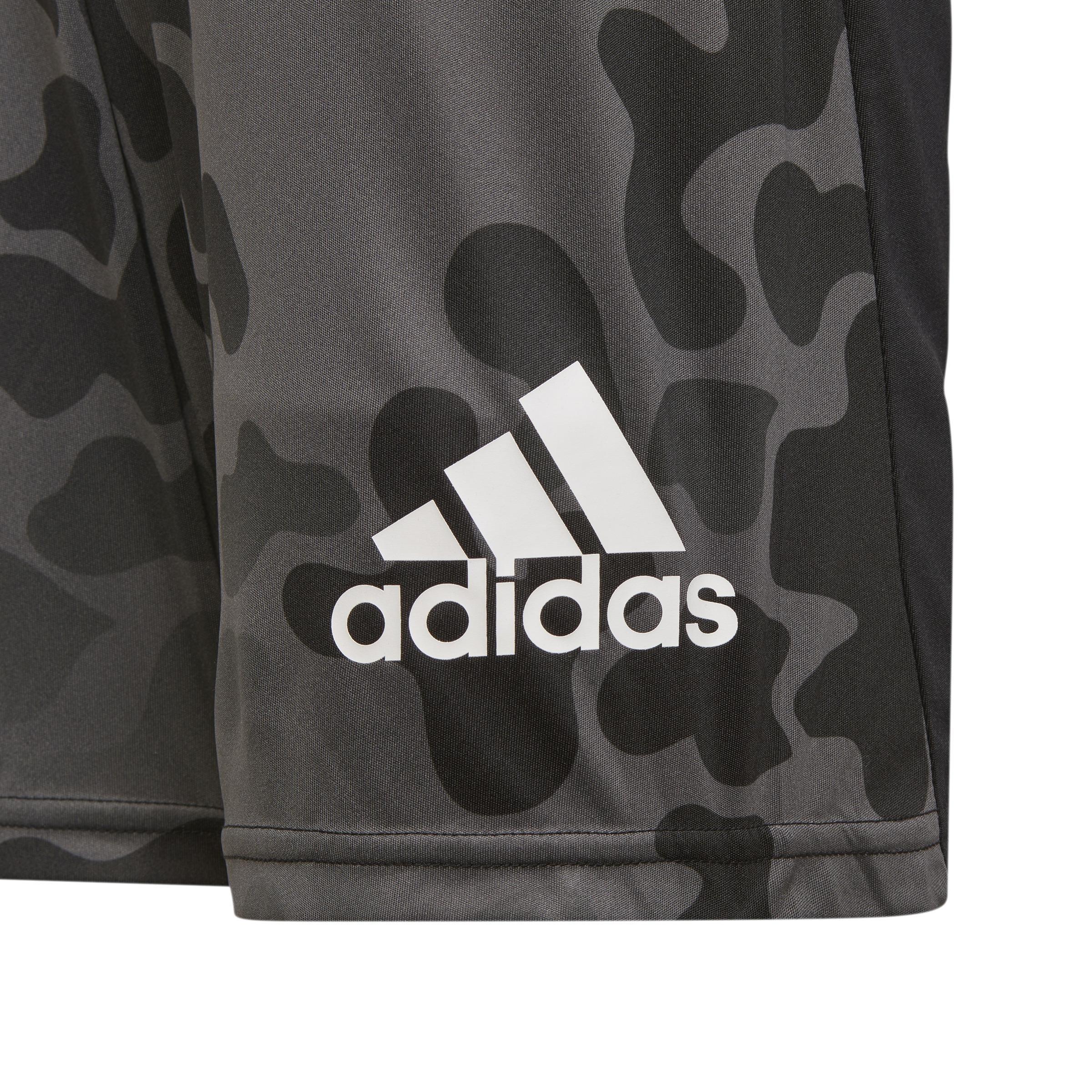 Kids Designed To Move Camo Shorts, Black, A901_ONE, large image number 4
