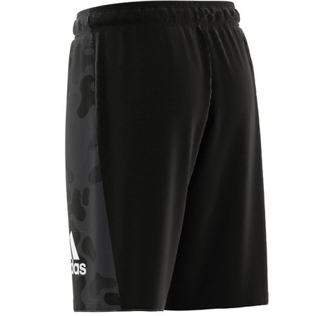 Kids Boys Designed To Move Camo Shorts, Black, A901_ONE, large image number 6