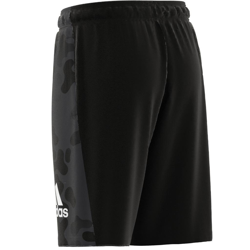 Kids Designed To Move Camo Shorts, Black, , large image number 6