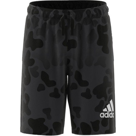 Kids Boys Designed To Move Camo Shorts, Black, A901_ONE, large image number 8