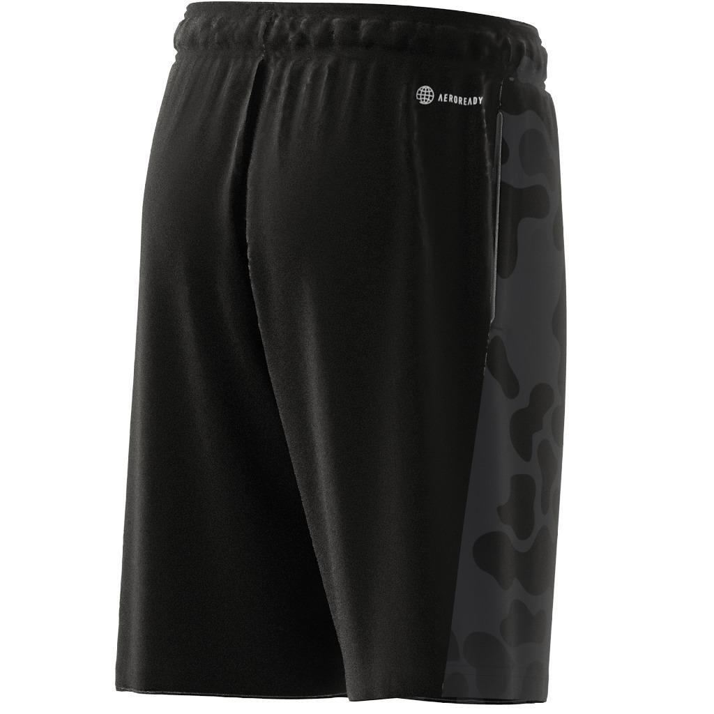 Kids Designed To Move Camo Shorts, Black, A901_ONE, large image number 11