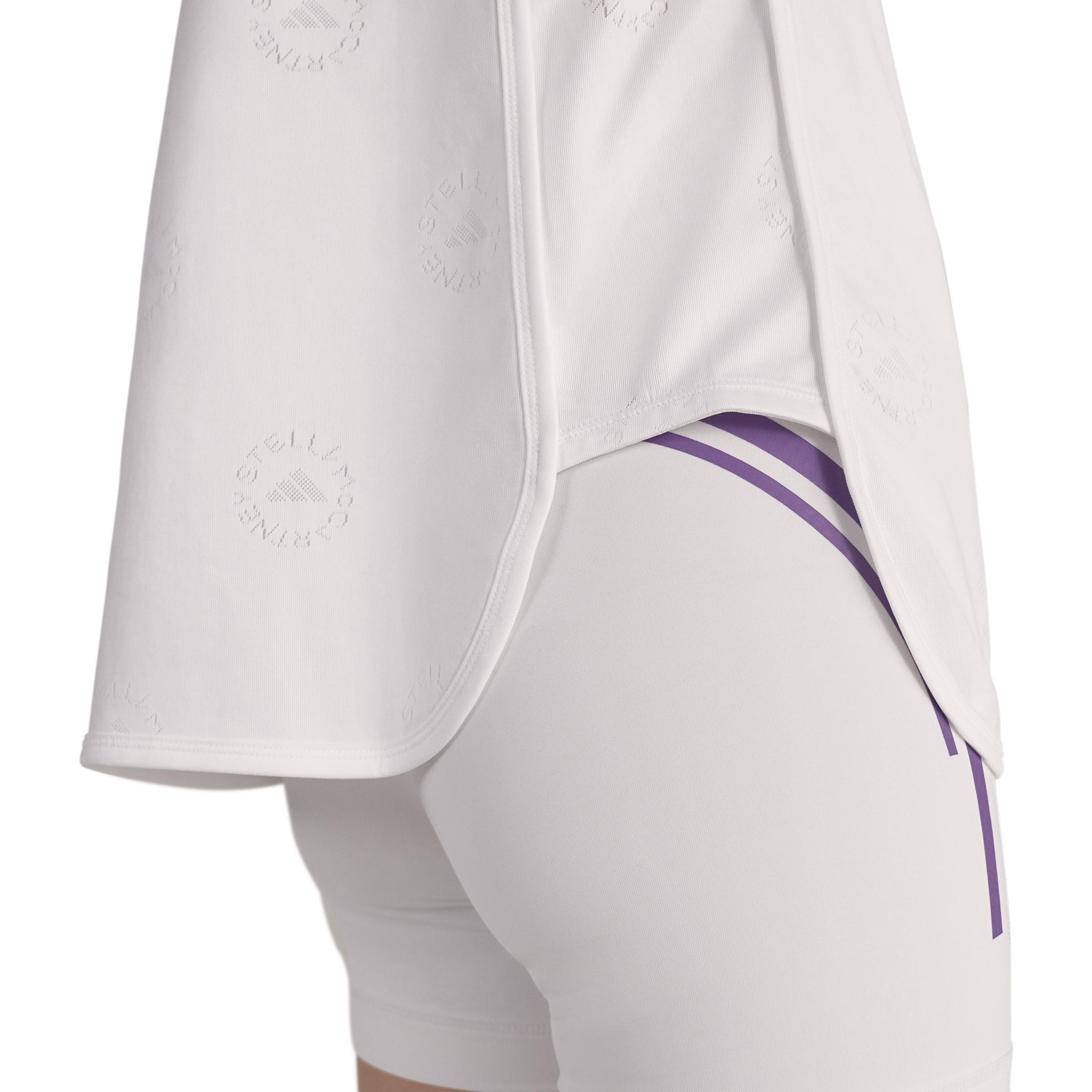 By Stella Mccartney Made To Be Remade Running Tank Top, White, A901_ONE, large image number 5