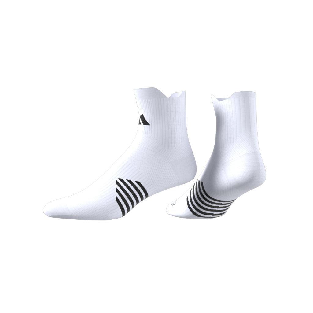 Unisex Running X Supernova Quarter Performance Socks, White, A901_ONE, large image number 2