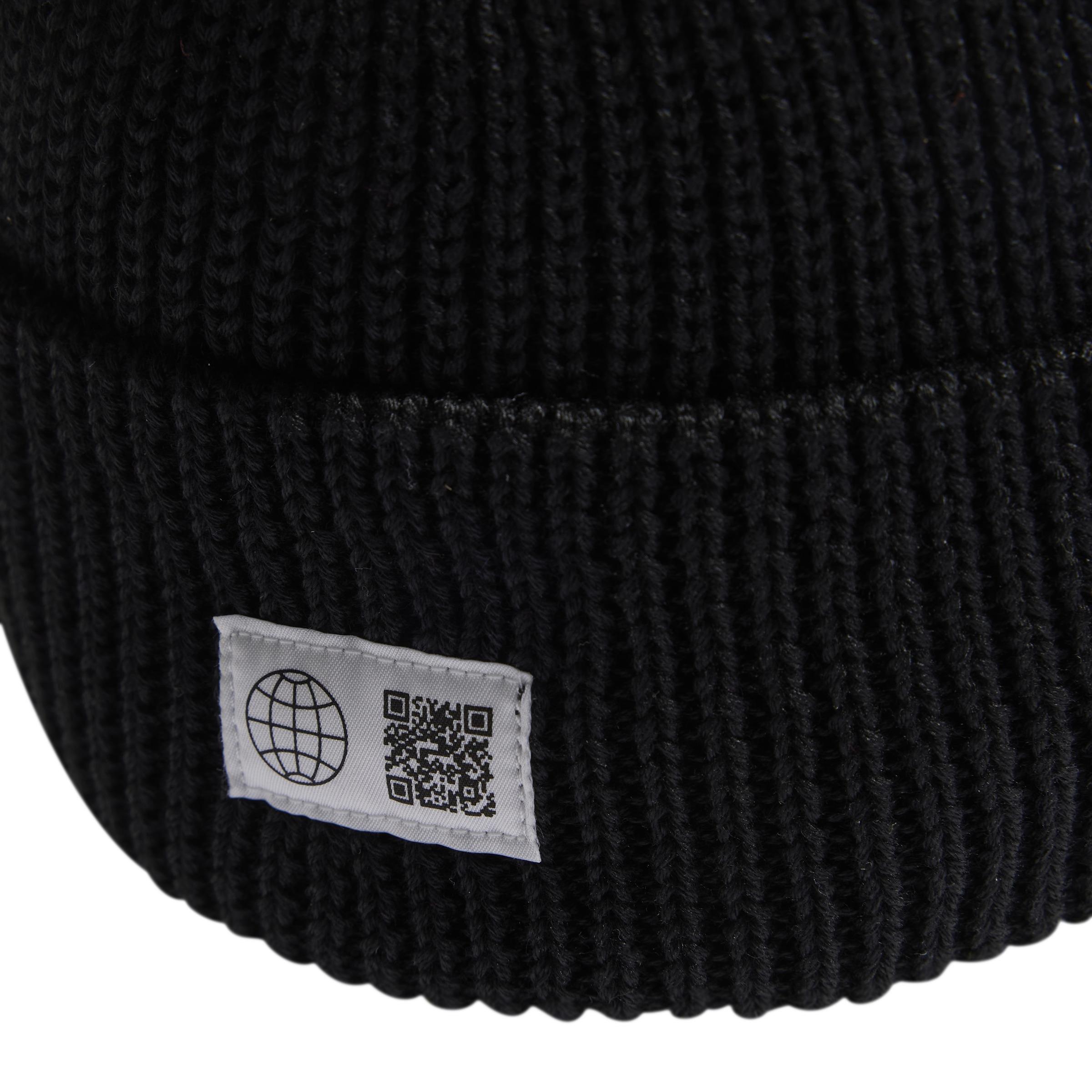Unisex Fisherman Beanie, Black, A901_ONE, large image number 3