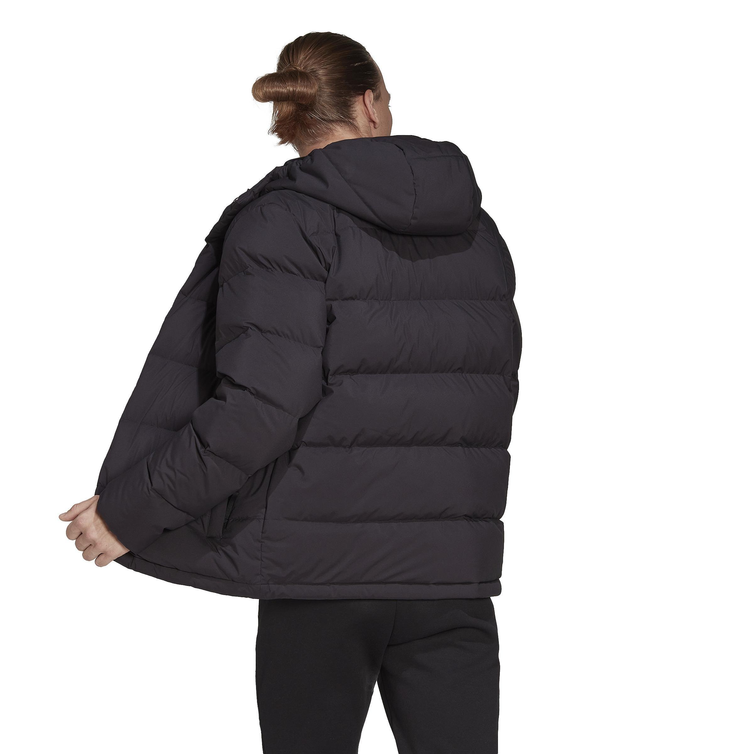 Helionic Hooded Down Jacket, Black, , large image number 3