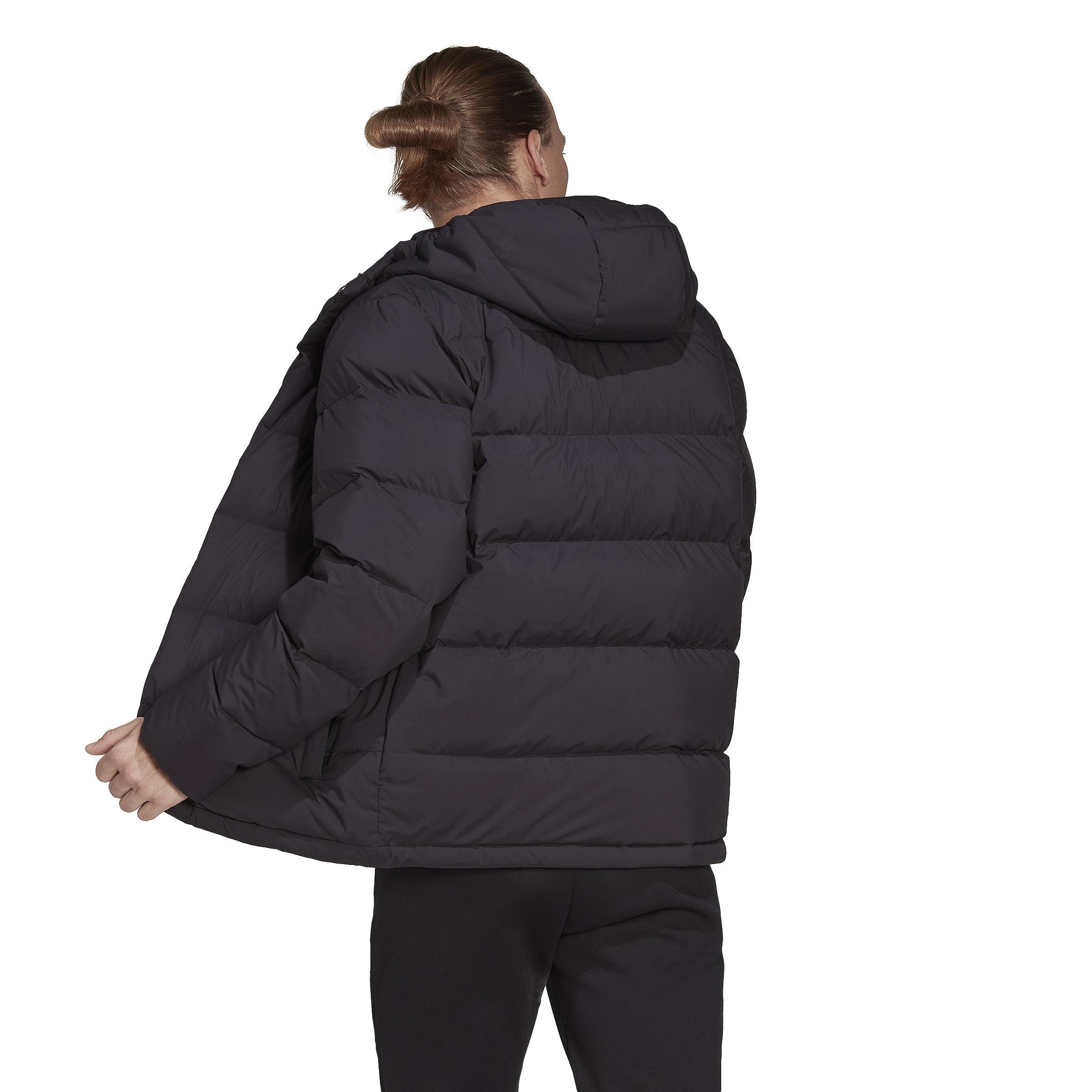 Helionic Hooded Down Jacket, Black, A901_ONE, large image number 3