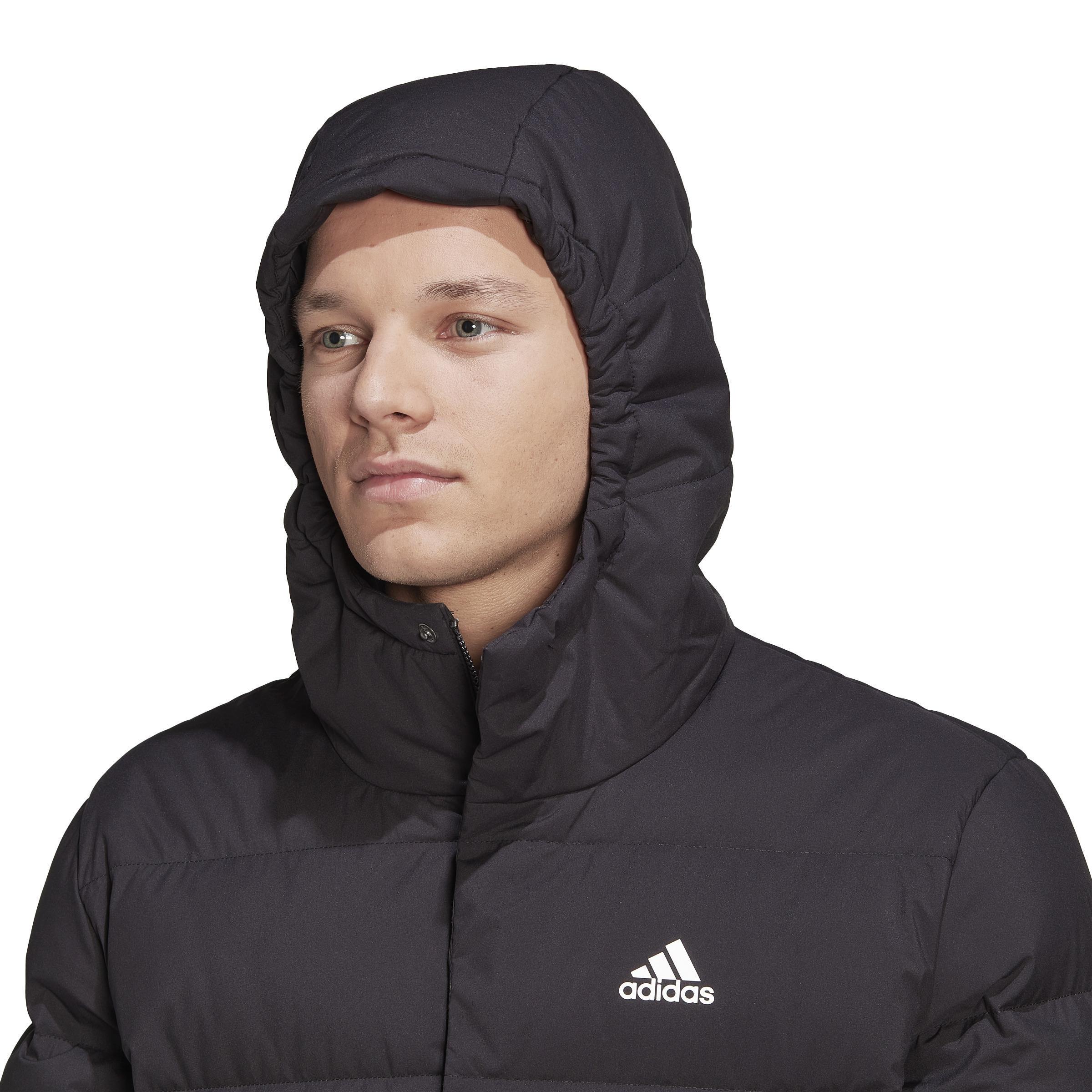 Helionic Hooded Down Jacket, Black, , large image number 6