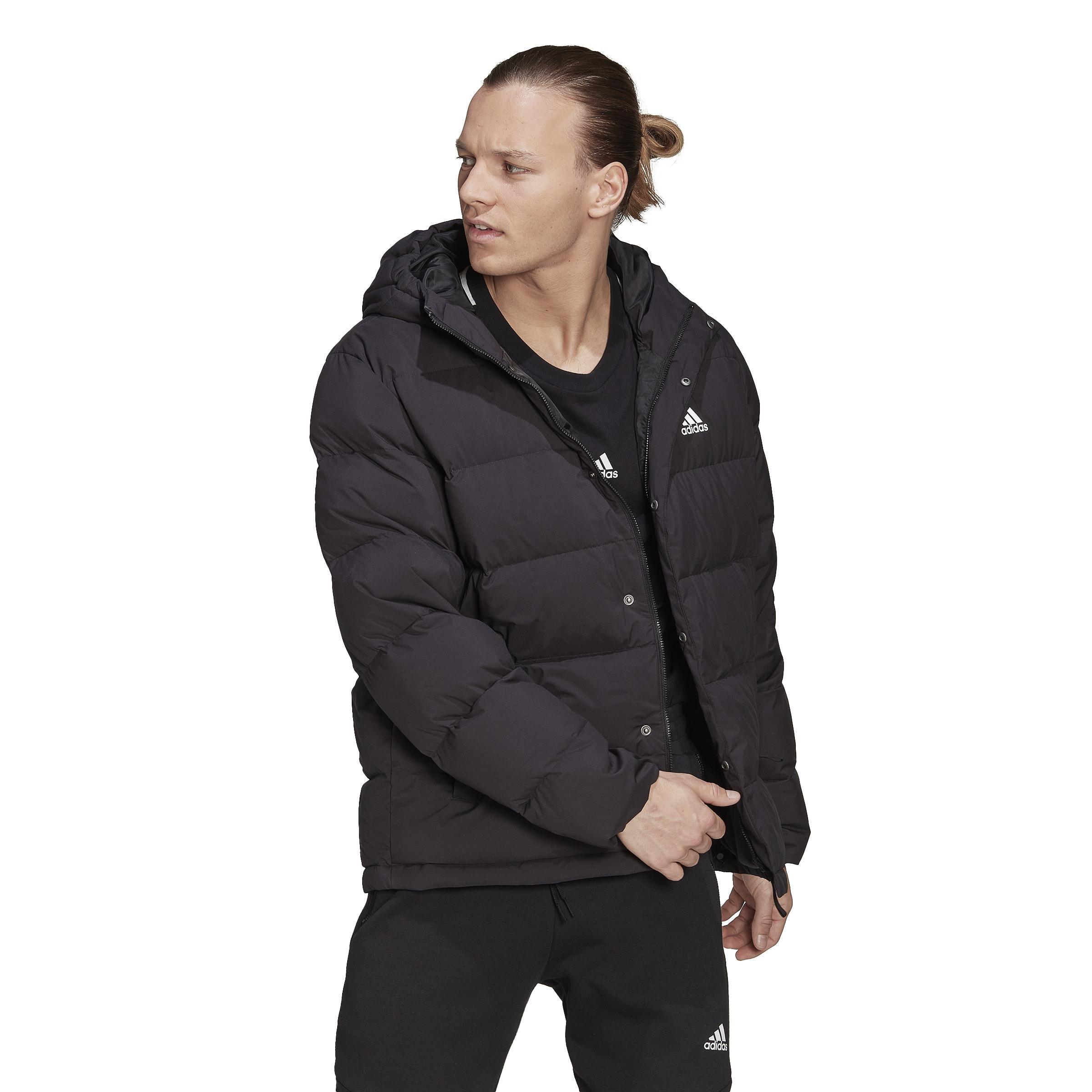 Helionic Hooded Down Jacket, Black, , large image number 7