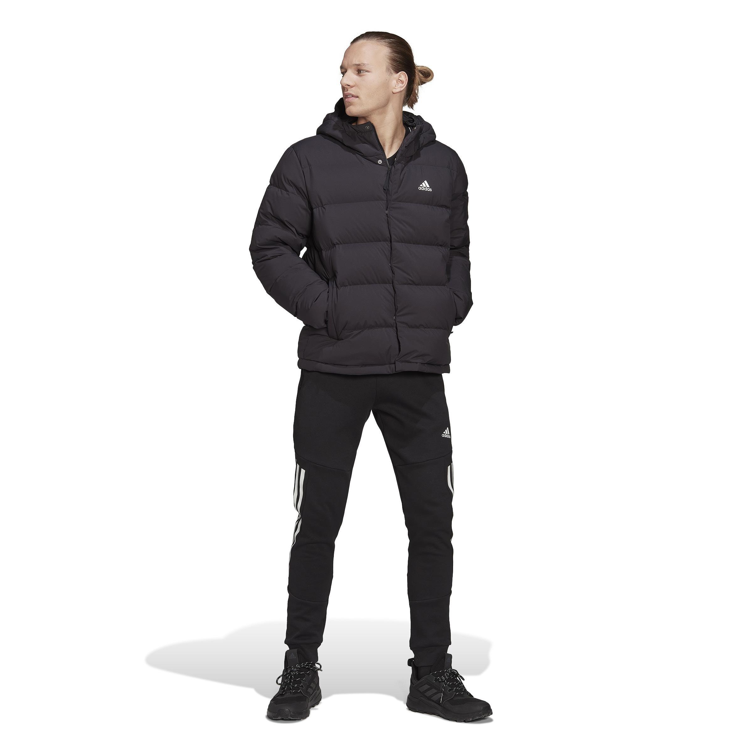 Helionic Hooded Down Jacket, Black, , large image number 8