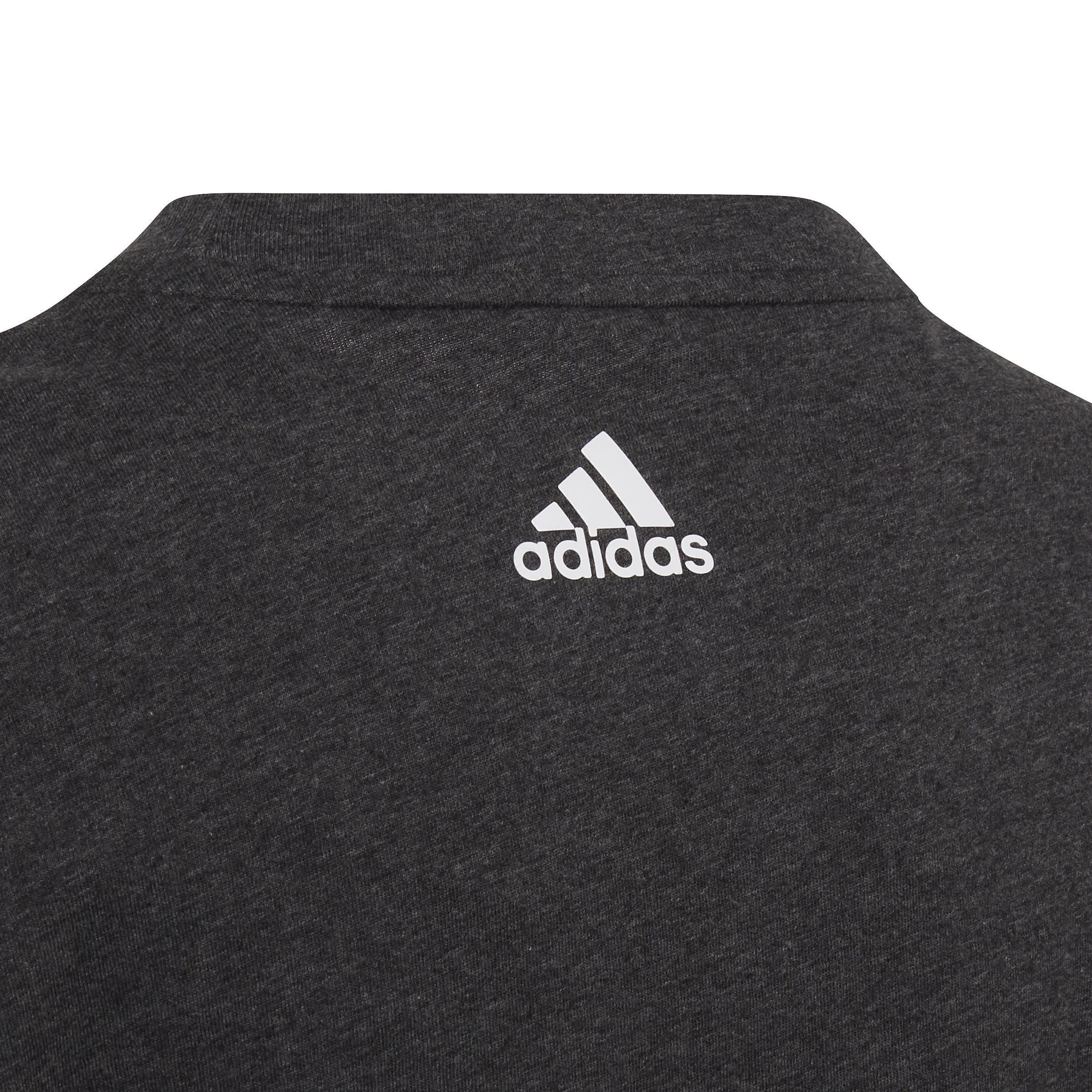 Unisex Kids Future Icons 3-Stripes Logo T-Shirt, Black, A901_ONE, large image number 5