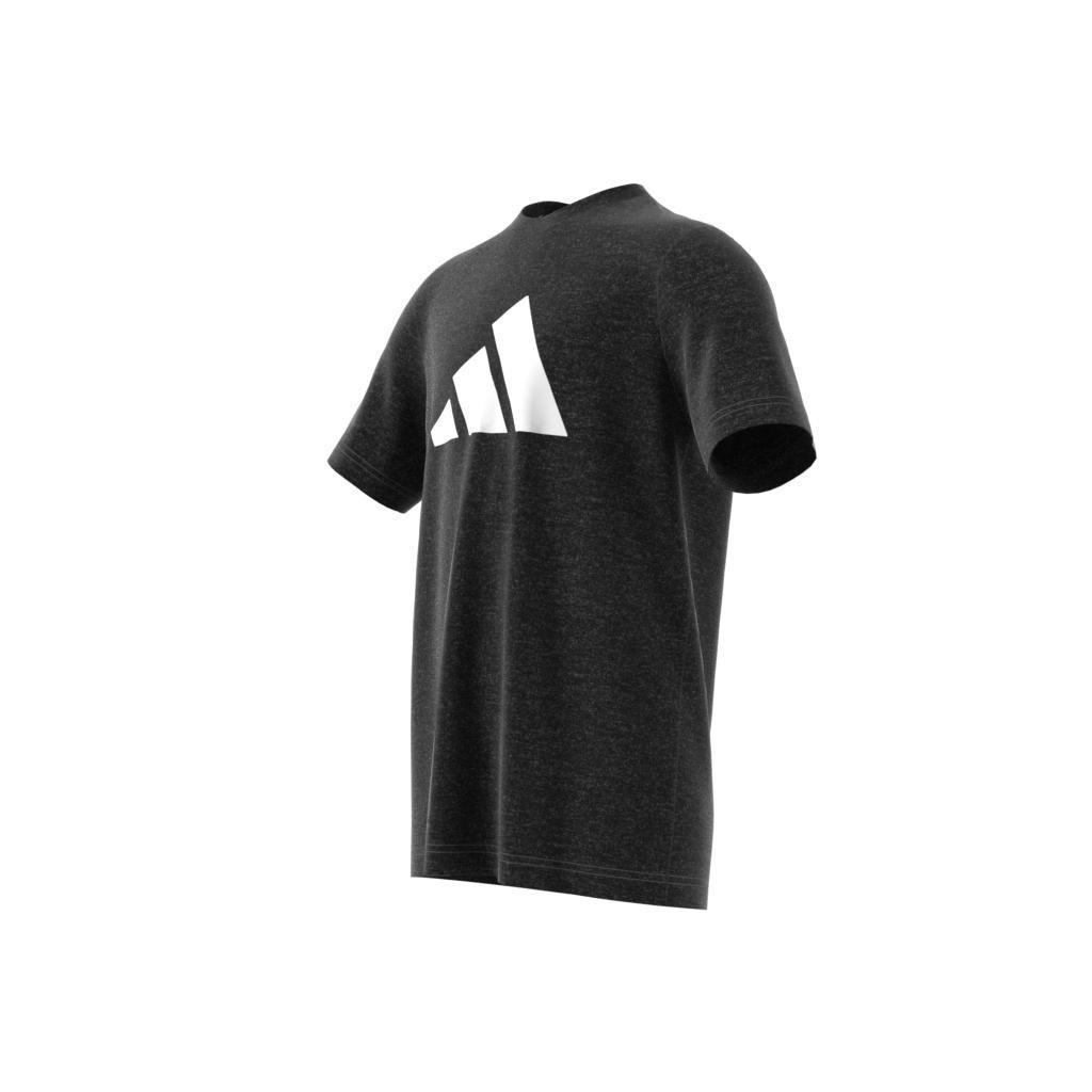 Unisex Kids Future Icons 3-Stripes Logo T-Shirt, Black, A901_ONE, large image number 7