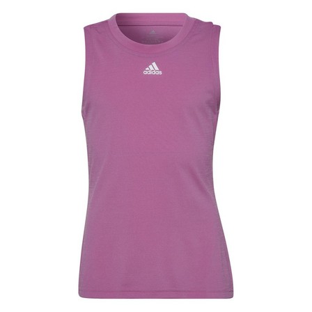 Kids Girls Tennis New York Y-Tank Top, Purple, A901_ONE, large image number 0