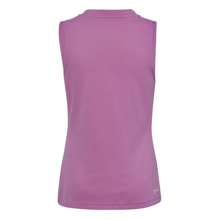 Kids Girls Tennis New York Y-Tank Top, Purple, A901_ONE, large image number 2
