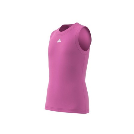 Kids Girls Tennis New York Y-Tank Top, Purple, A901_ONE, large image number 10