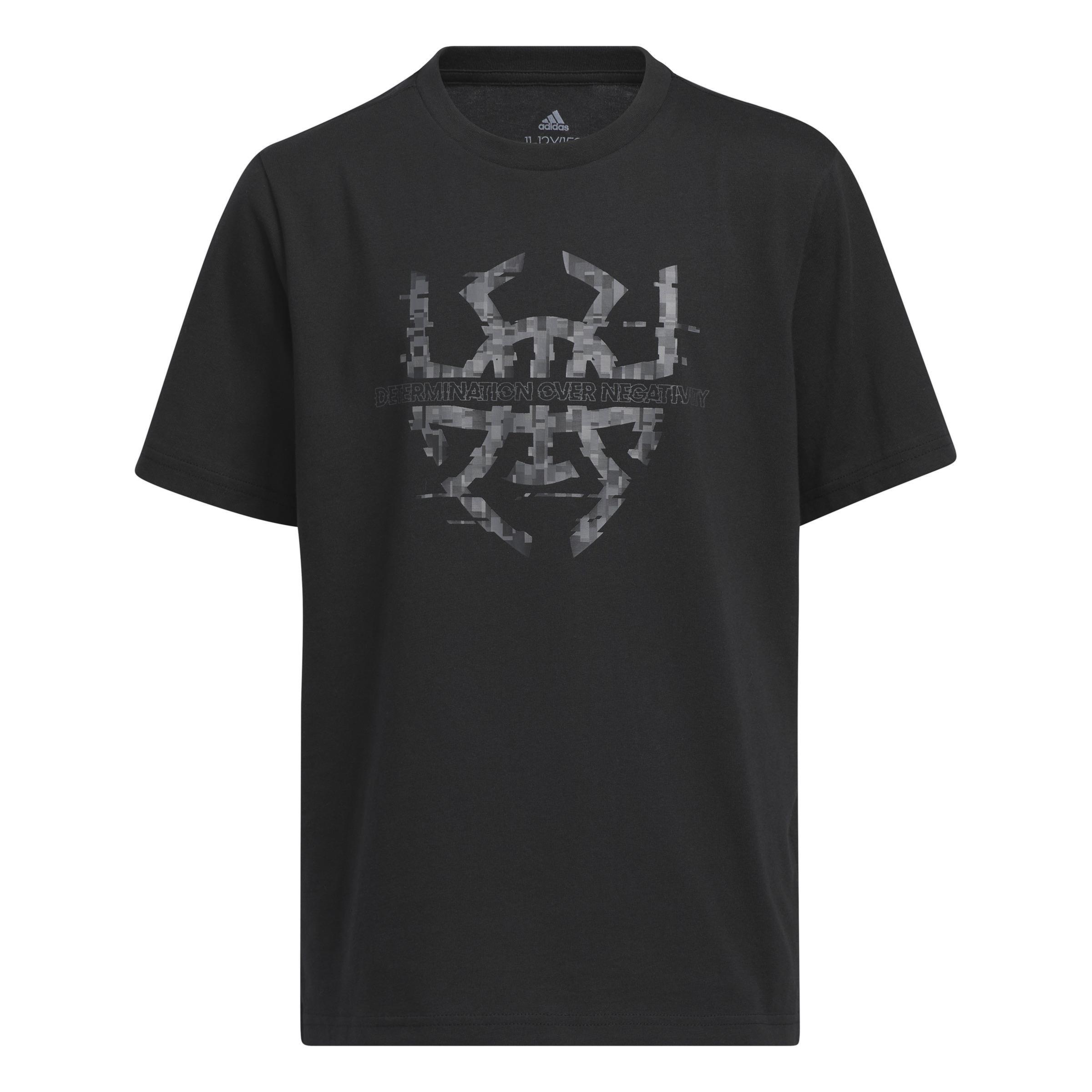 Unisex Kids Donovan Mitchell D.O.N. Issue #4 T-Shirt, Black, , large image number 1