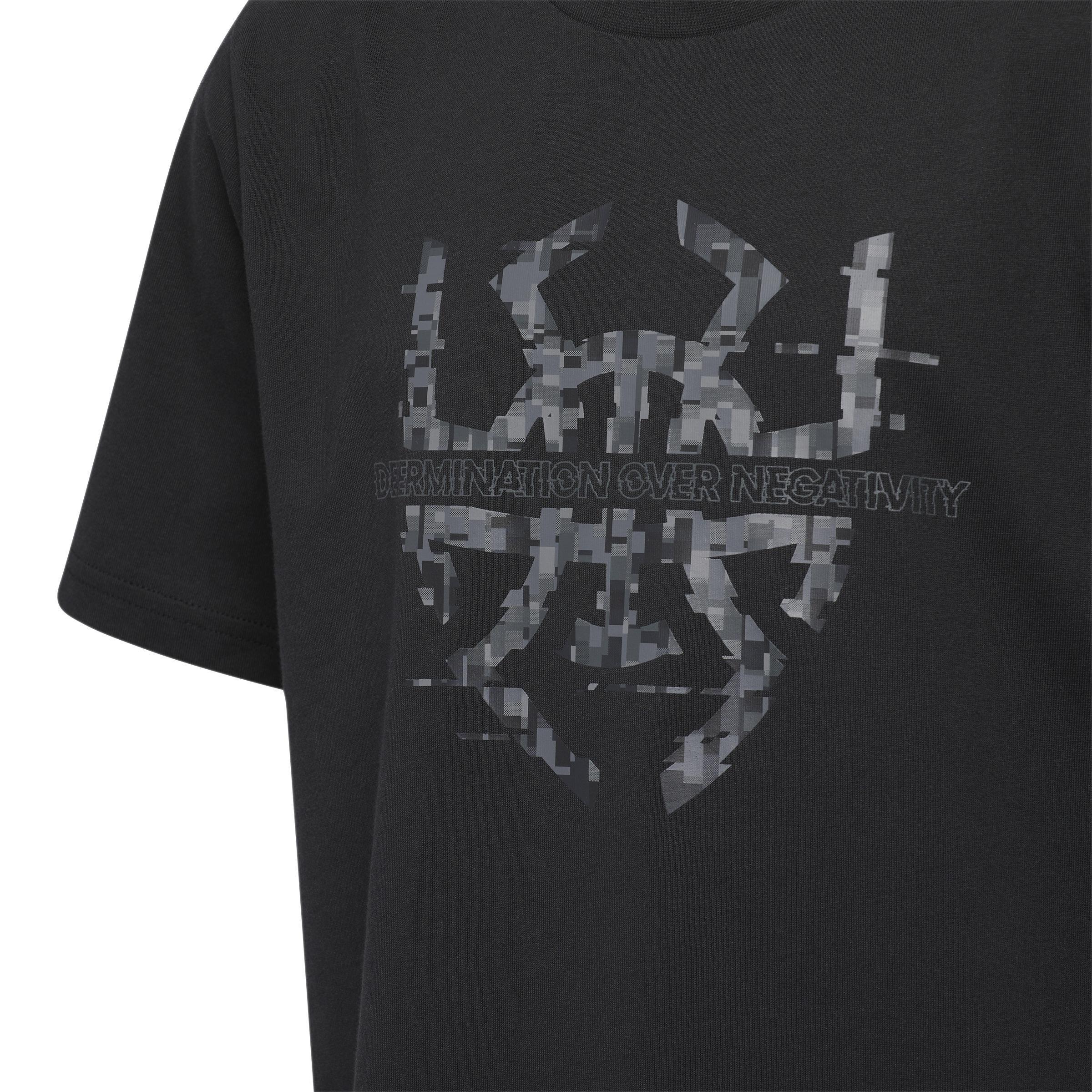 Unisex Kids Donovan Mitchell D.O.N. Issue #4 T-Shirt, Black, , large image number 3