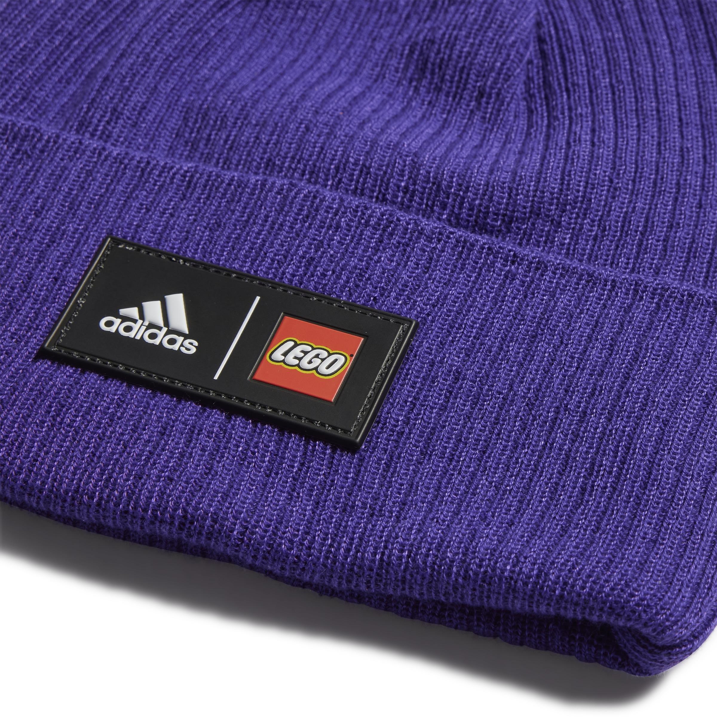 Unisex Classic Lego Beanie, Purple, A901_ONE, large image number 3