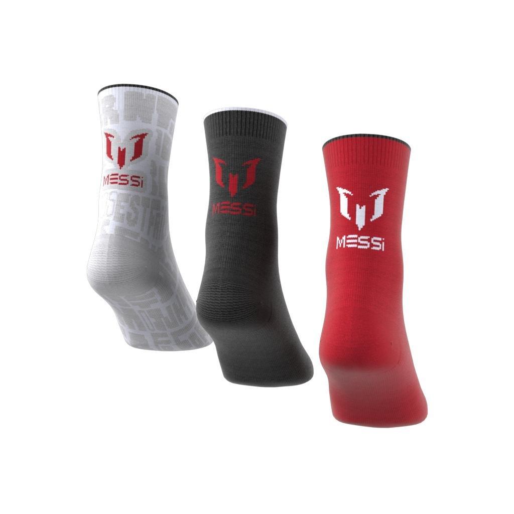 Messi Ankle Socks 3 Pairs, Red, A901_ONE, large image number 10