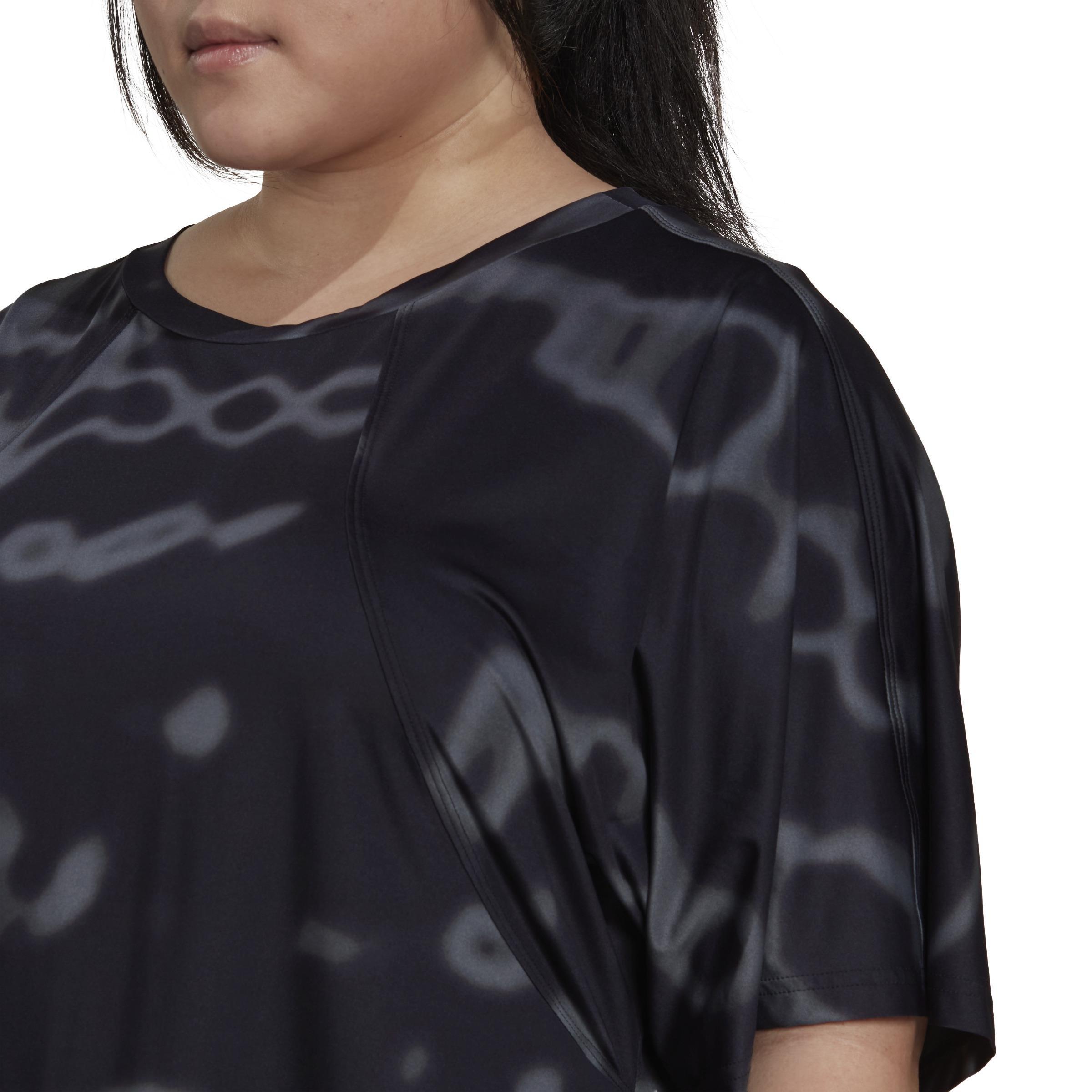 11 Honore Training T-Shirt (Plus Size), Black, A901_ONE, large image number 5