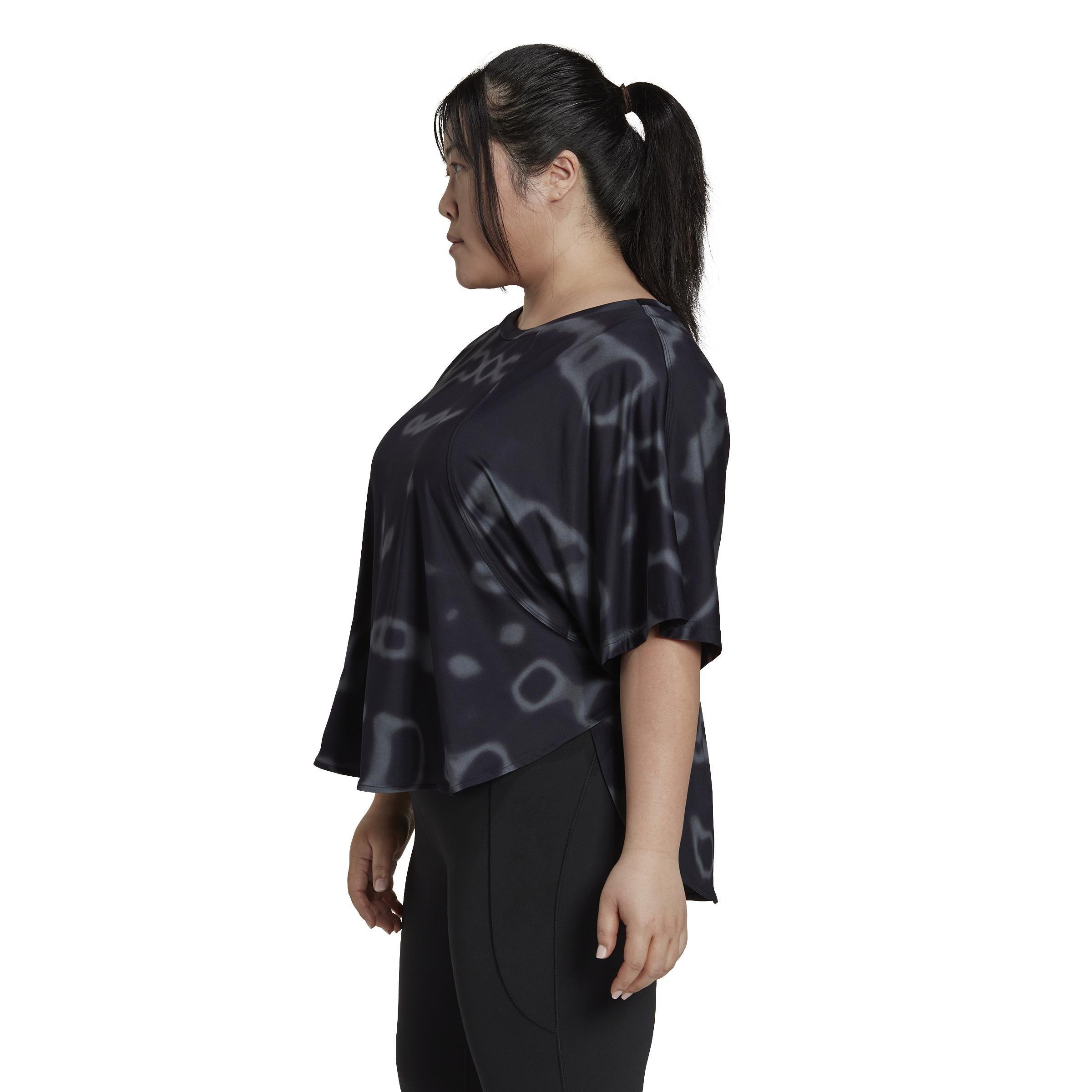 11 Honore Training T-Shirt (Plus Size), Black, A901_ONE, large image number 8