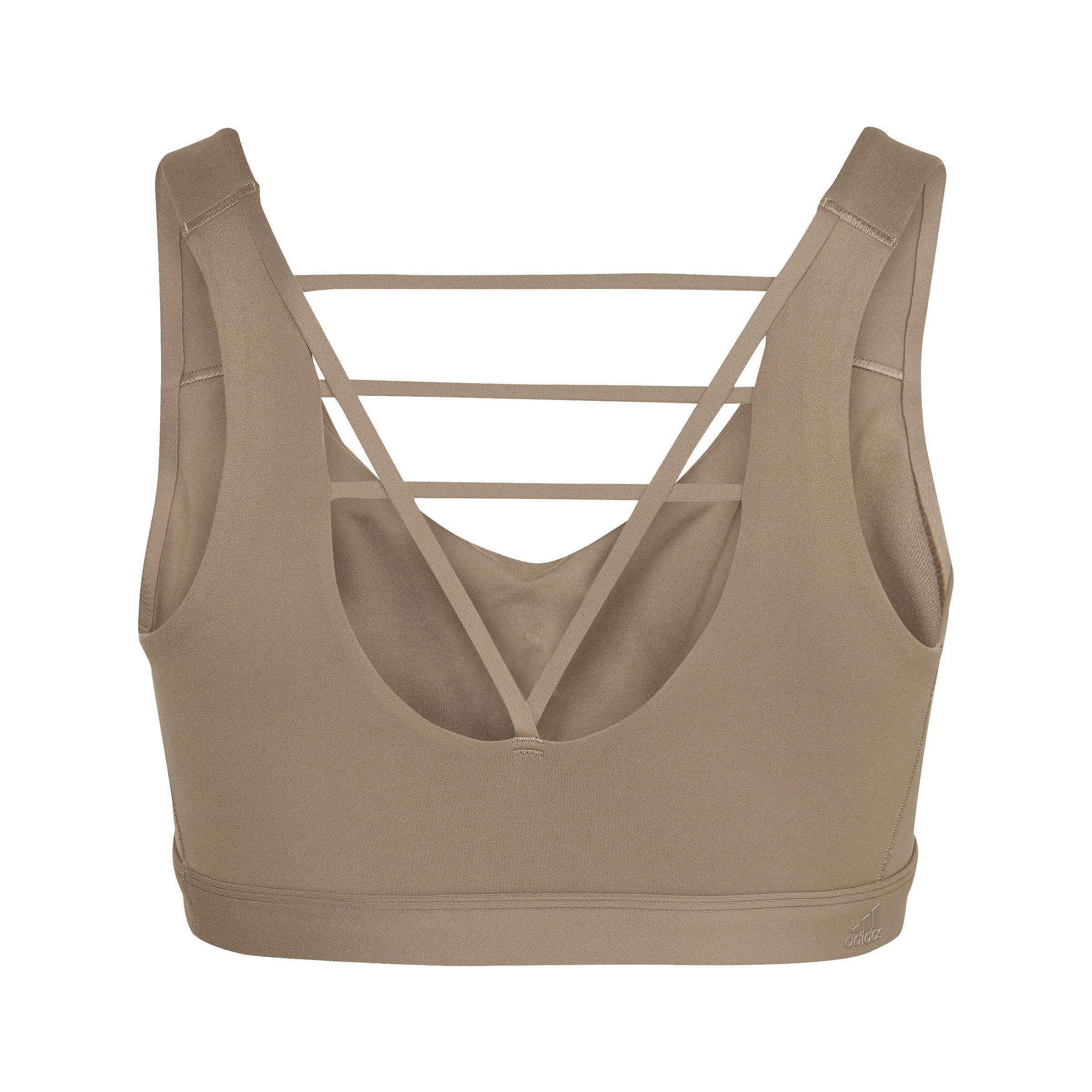 Coreflow Luxe Medium-Support Bra (Plus Size), Brown, A901_ONE, large image number 6