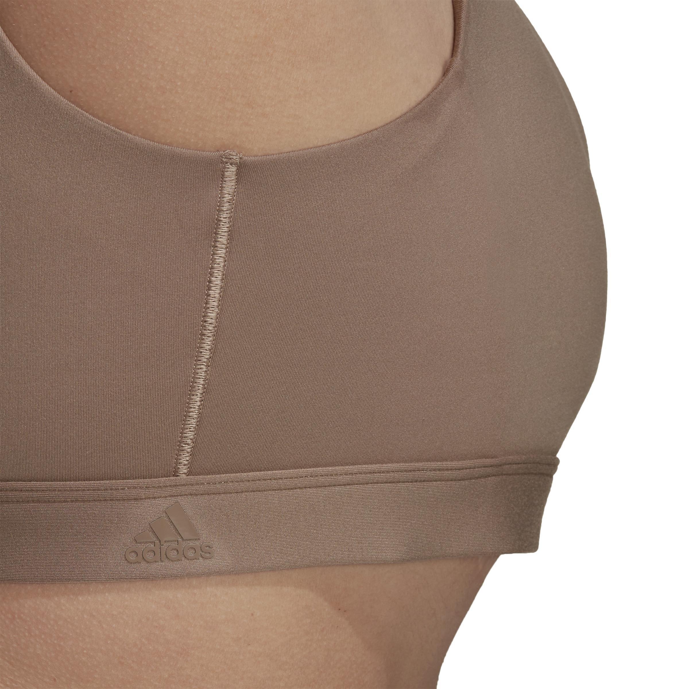 Coreflow Luxe Medium-Support Bra (Plus Size), Brown, , large image number 8