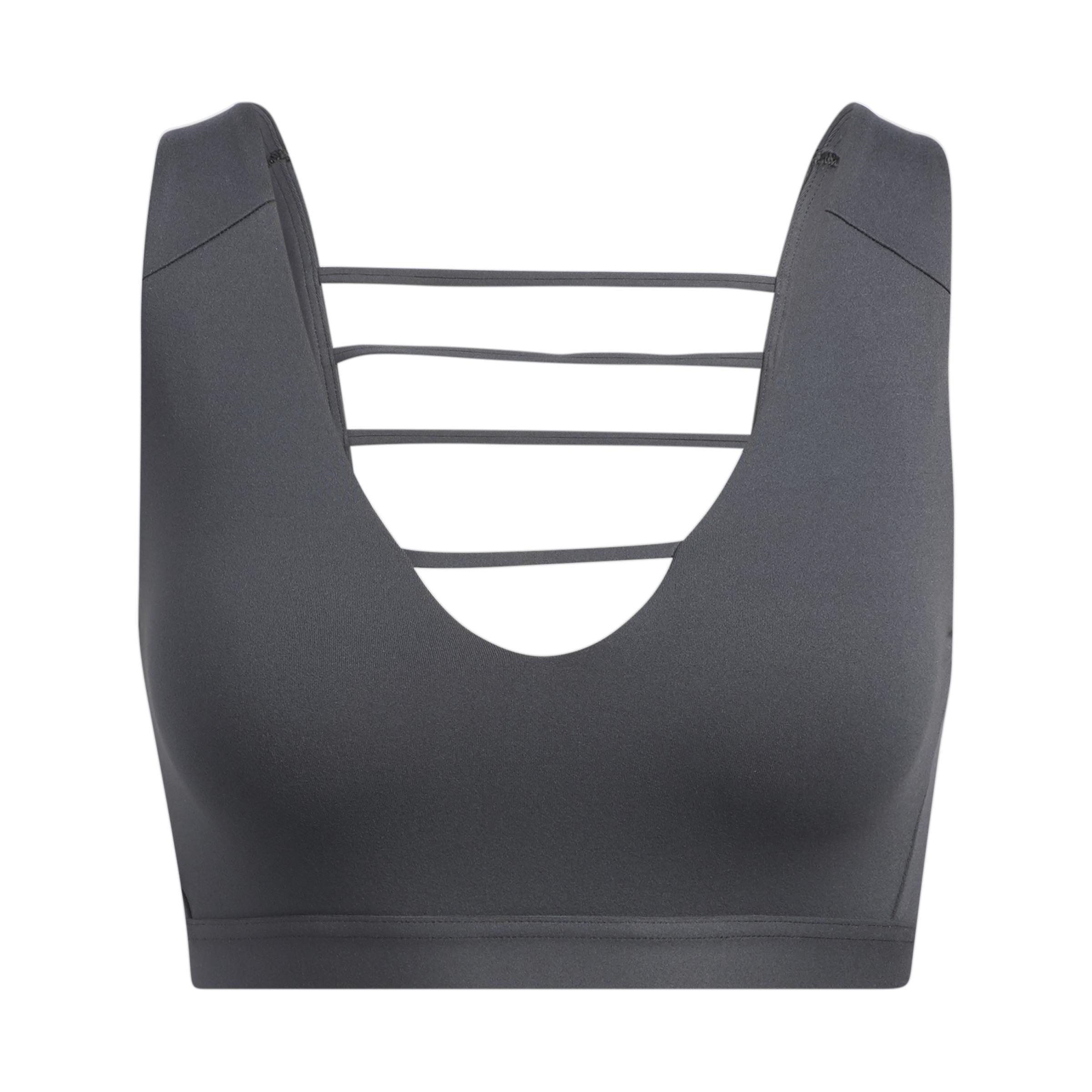 Yoga Studio Luxe Light-Support Bra, Grey, A901_ONE, large image number 0