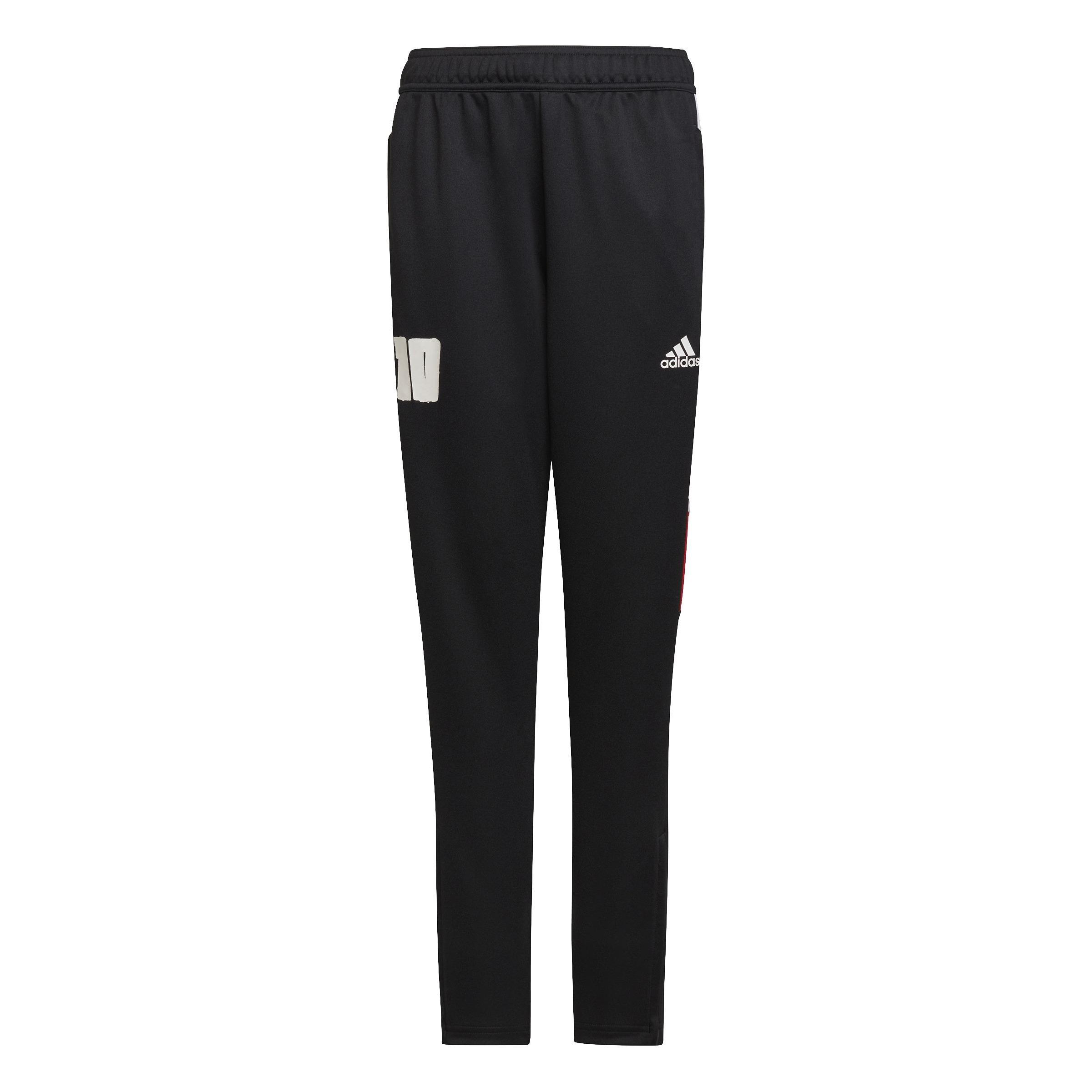 Kids Messi Tracksuit Bottoms, Black, A901_ONE, large image number 1
