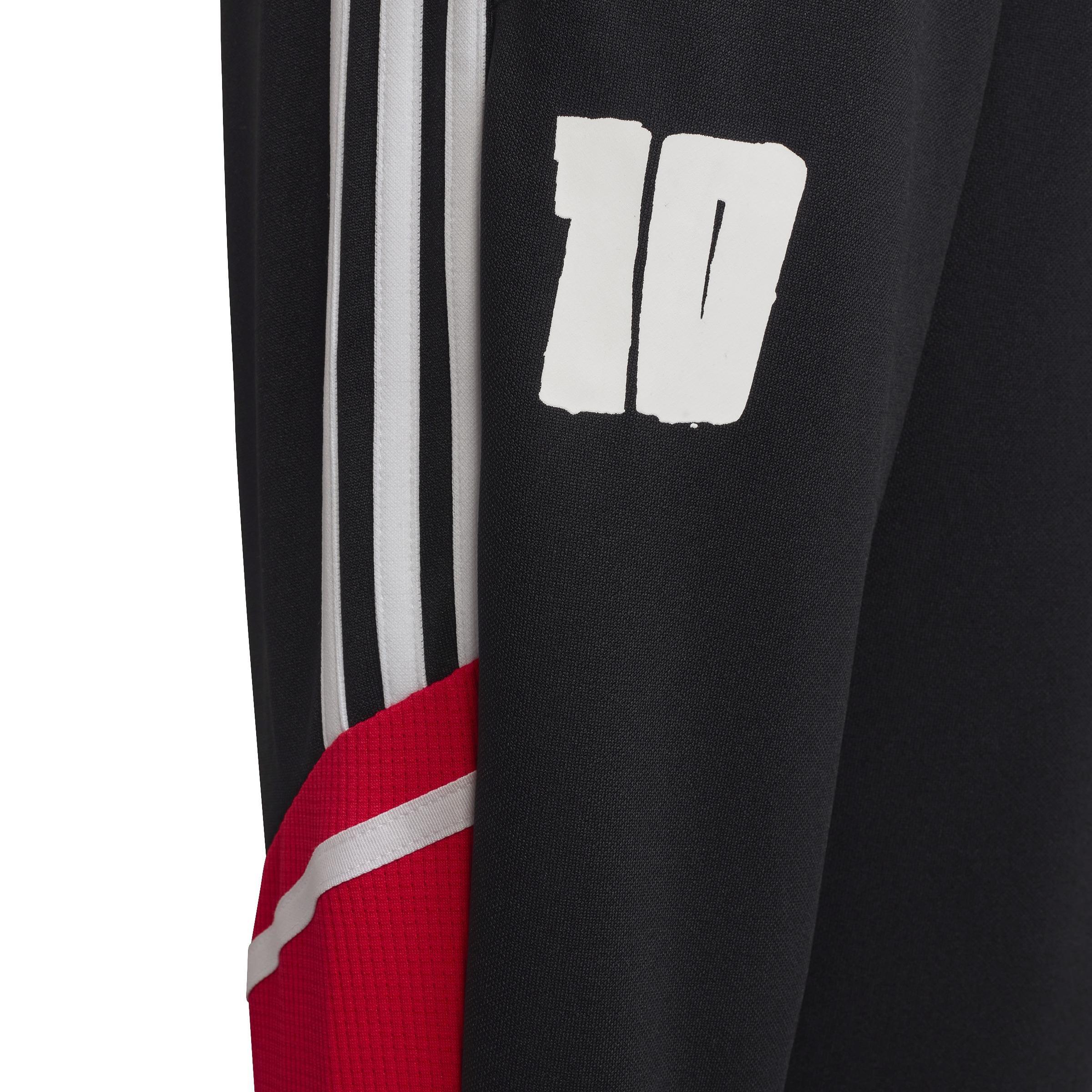 Kids Messi Tracksuit Bottoms, Black, A901_ONE, large image number 4