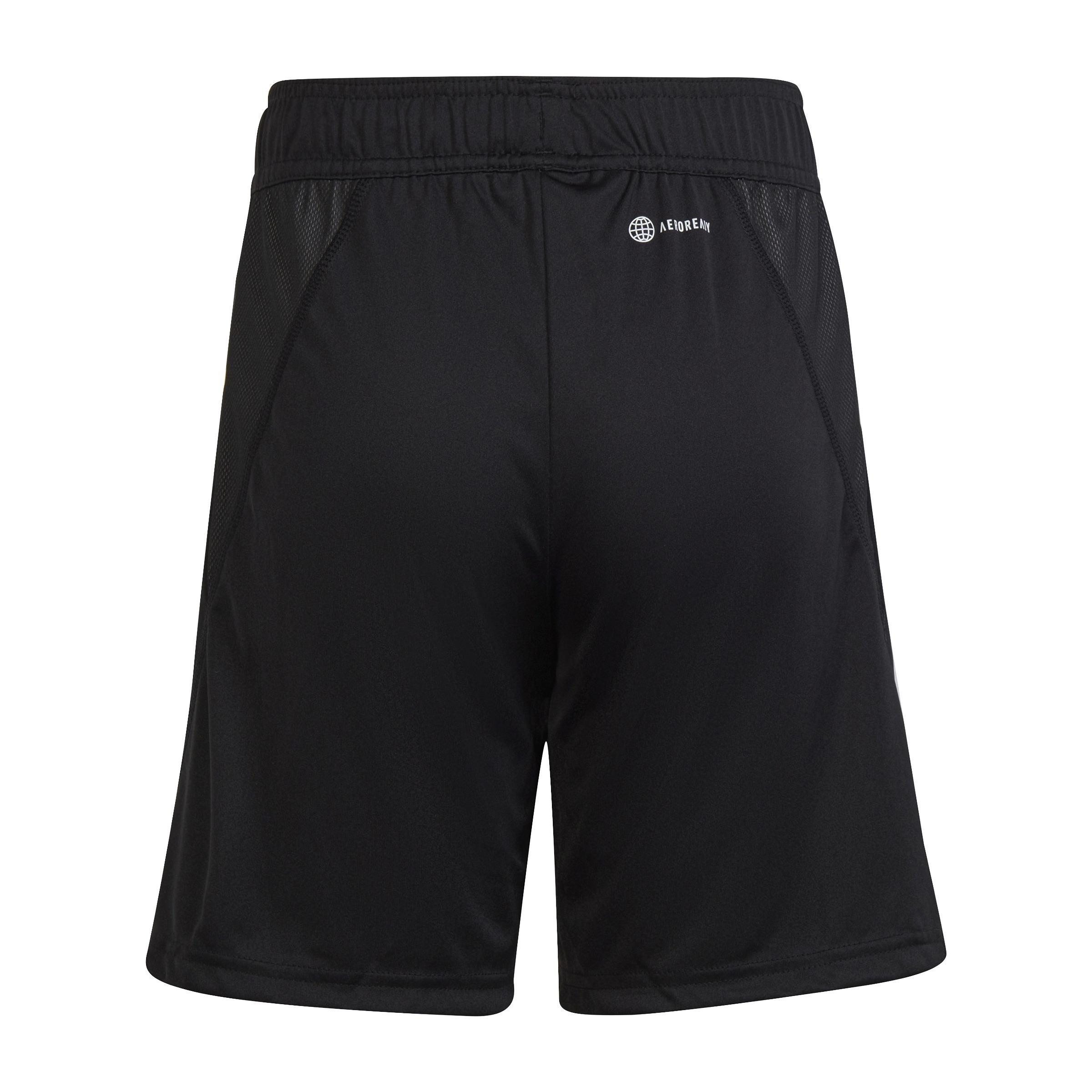 Unisex Kids Tiro 23 Competition Training Shorts, Black, A901_ONE, large image number 2
