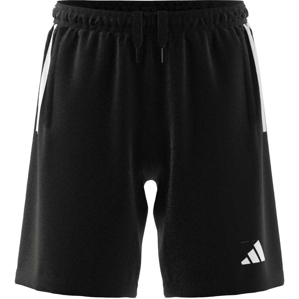 Unisex Kids Tiro 23 Competition Training Shorts, Black, A901_ONE, large image number 8