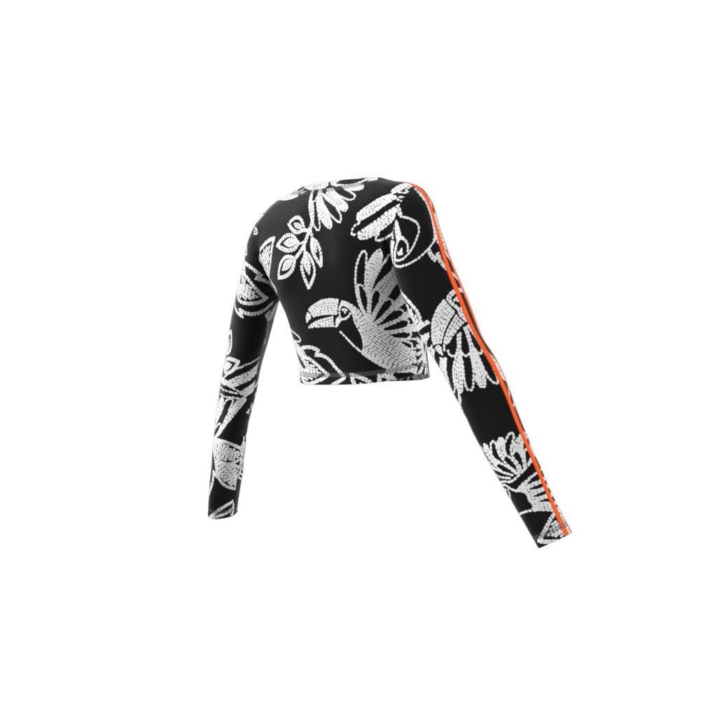 Farm Rio Crop Long Sleeve Sweatshirt, Multicolour, A901_ONE, large image number 5