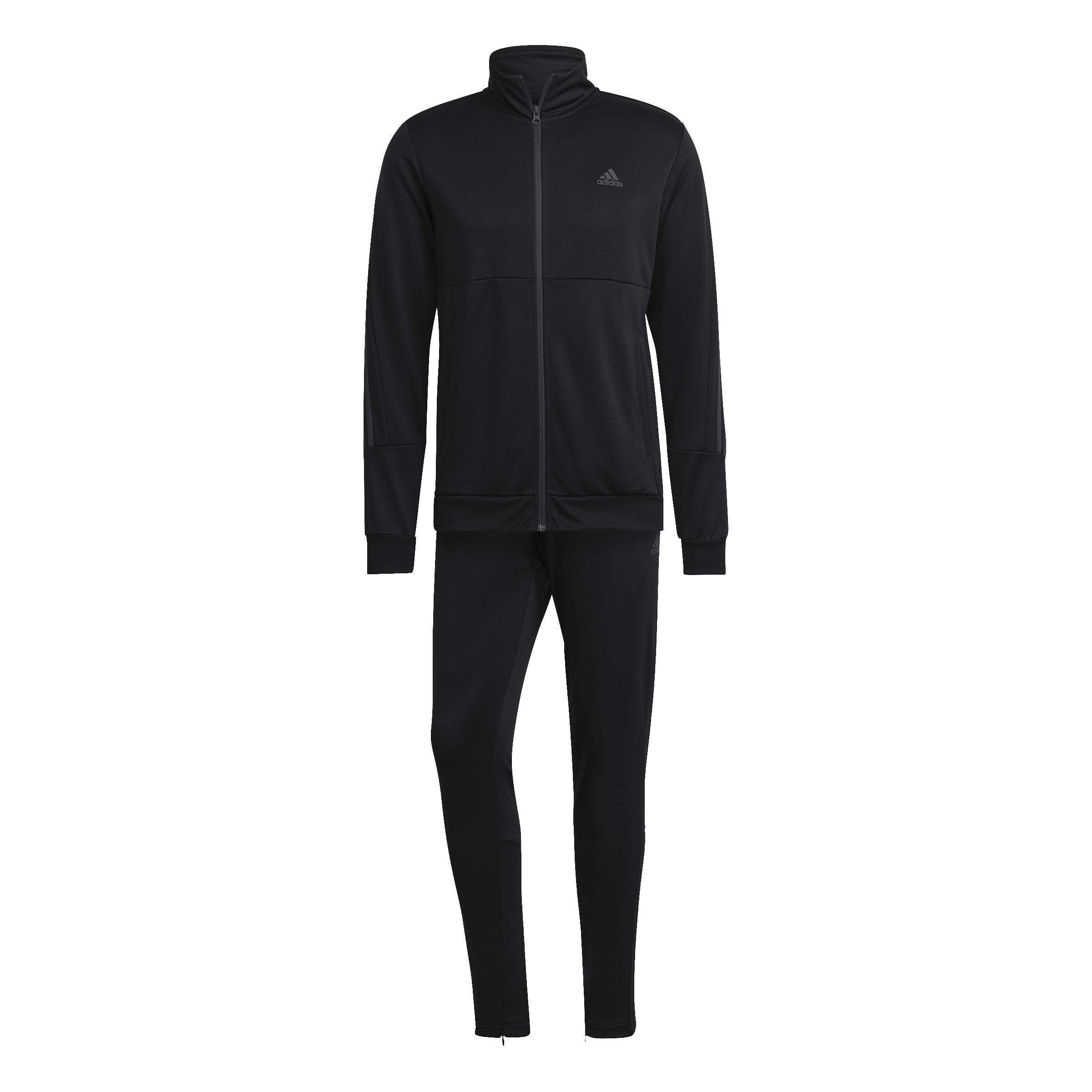 Slim Zipped Tracksuit, Black, A901_ONE, large image number 7