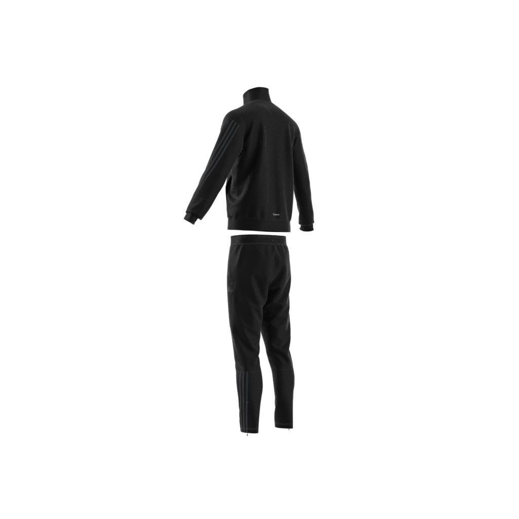 Slim Zipped Tracksuit, Black, A901_ONE, large image number 9