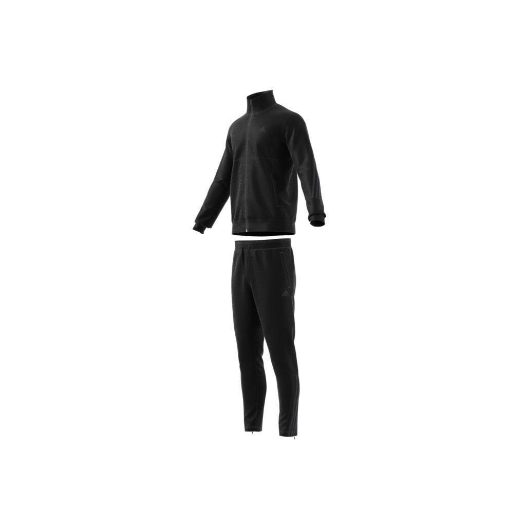 Slim Zipped Tracksuit, Black, A901_ONE, large image number 11